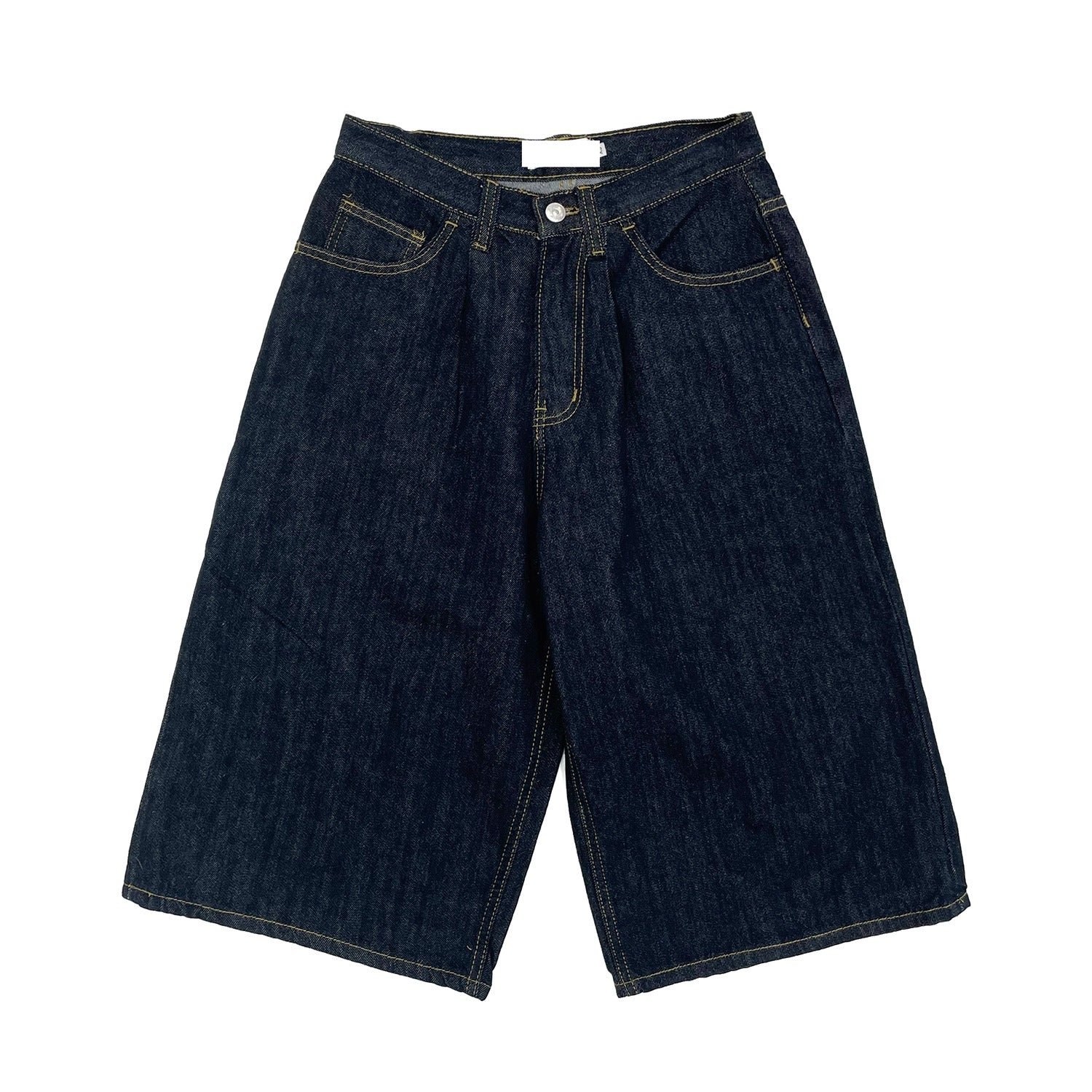 Retro Washed Cropped Loose Jeans MN9017