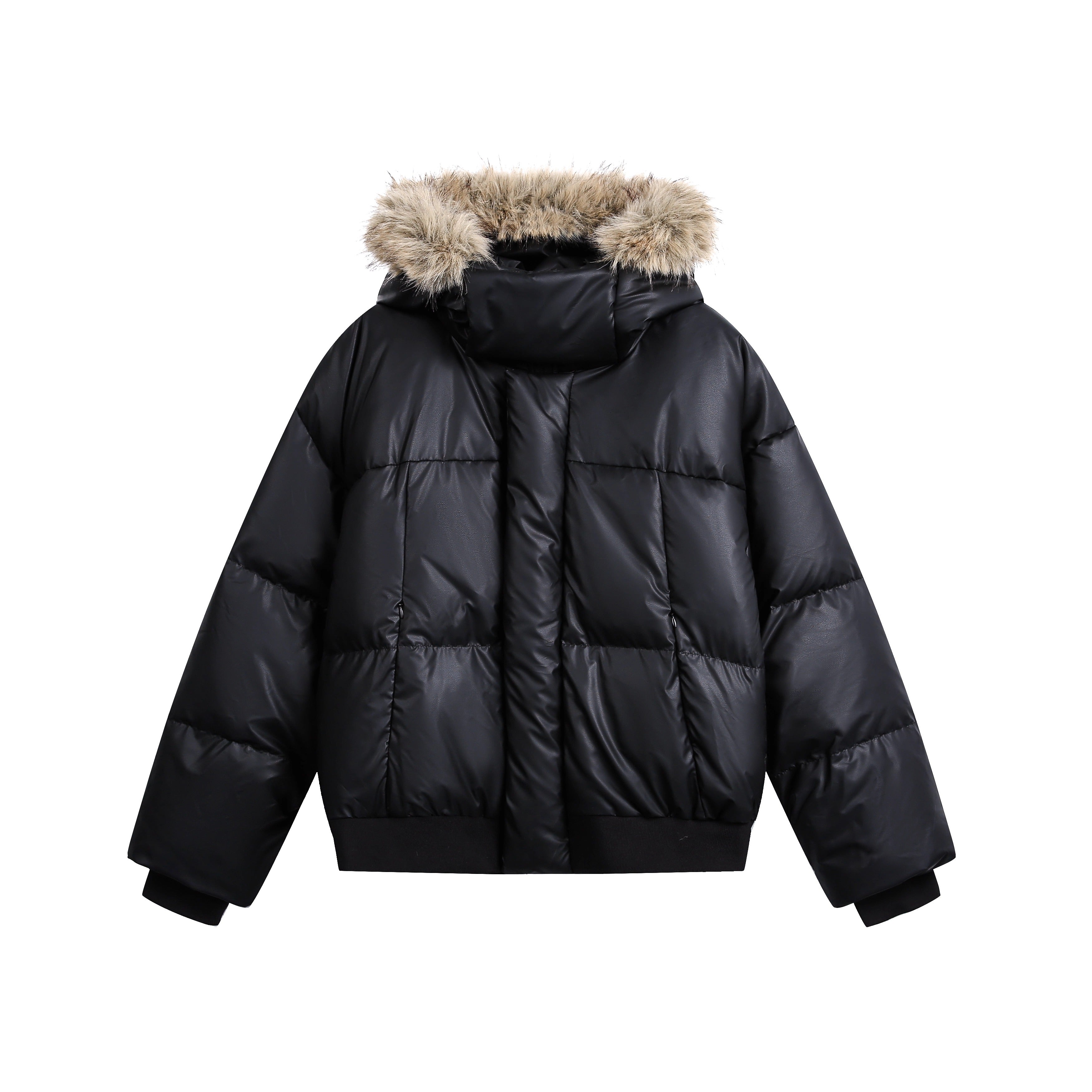 ジャケット・アウター NO COLLAR VOLUME ECO FUR COAT CLANE - ノーカラー ボリューム エコファーコート - NO COLLAR
