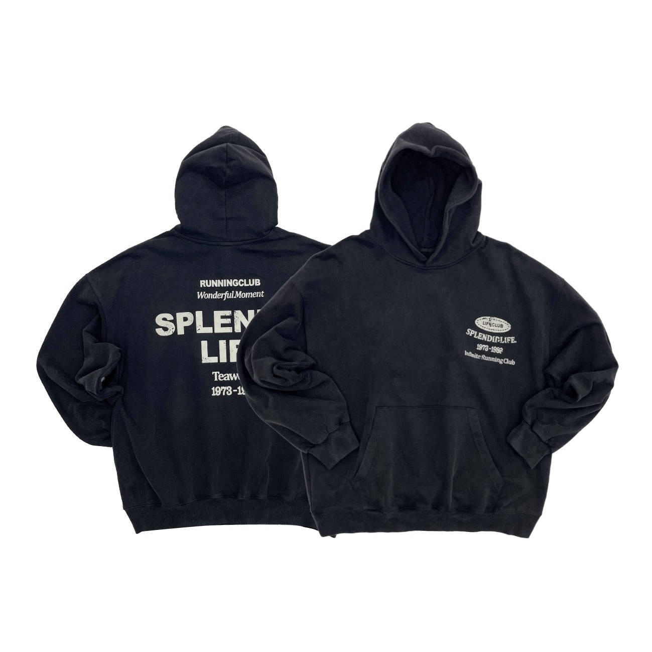 Letter Old Rework Wash Hoodie MN9036