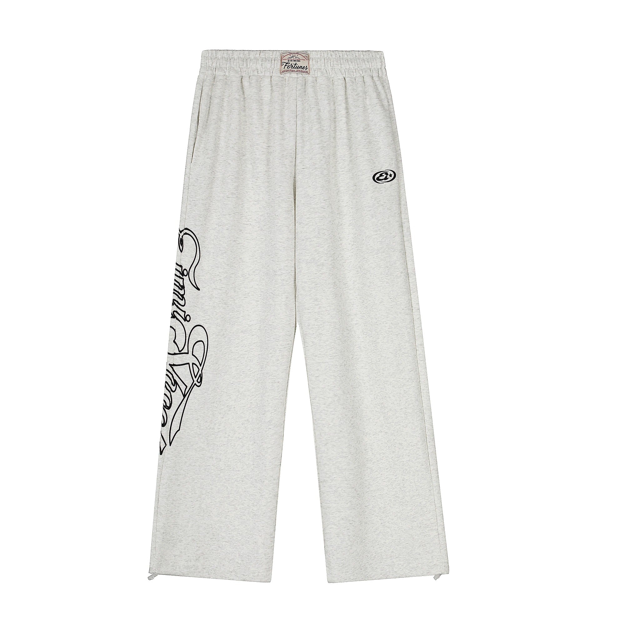 Monogram Print Wide Sweat Pants MW10288