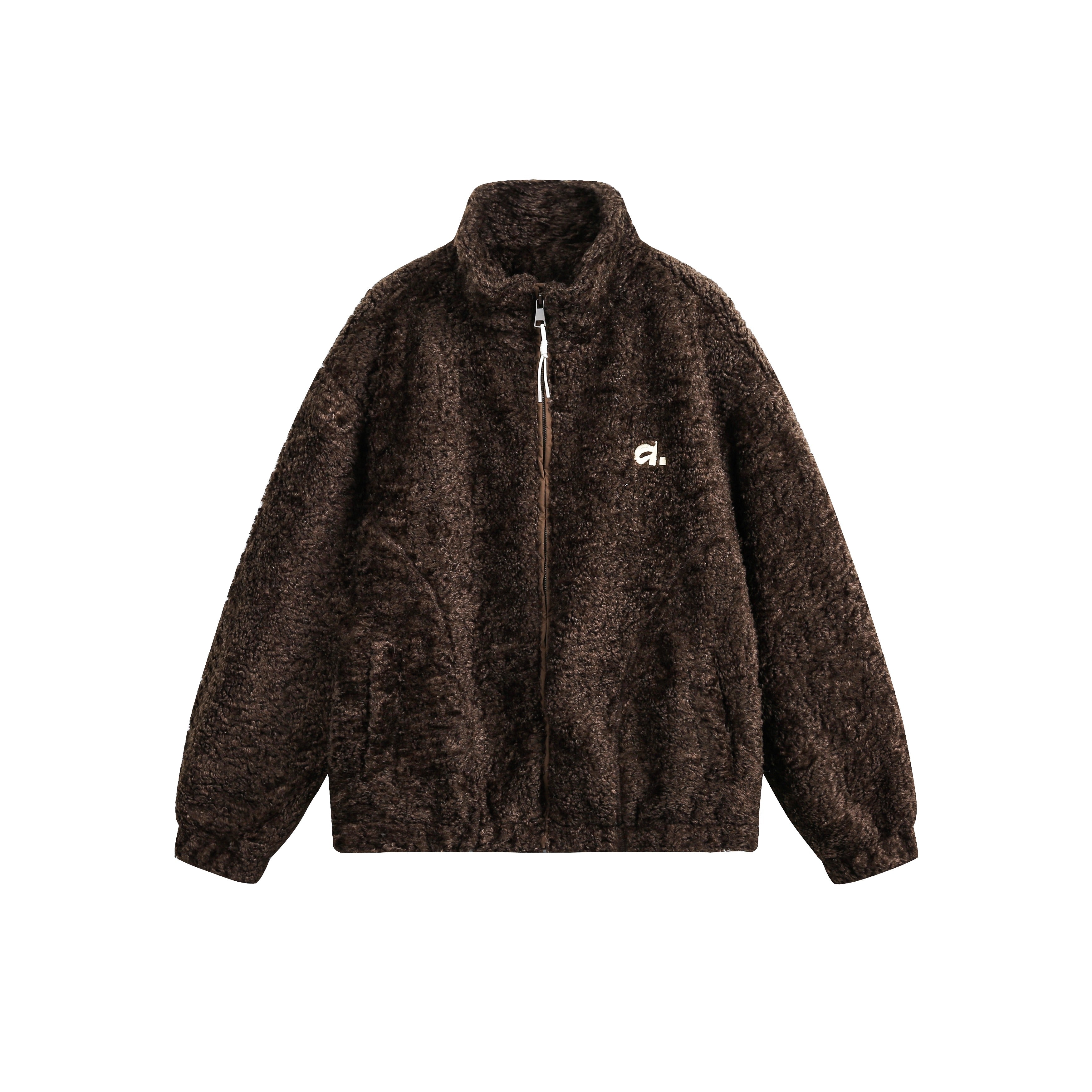 Polar Fleece Embroidered Stand Collar Jacket EZ278