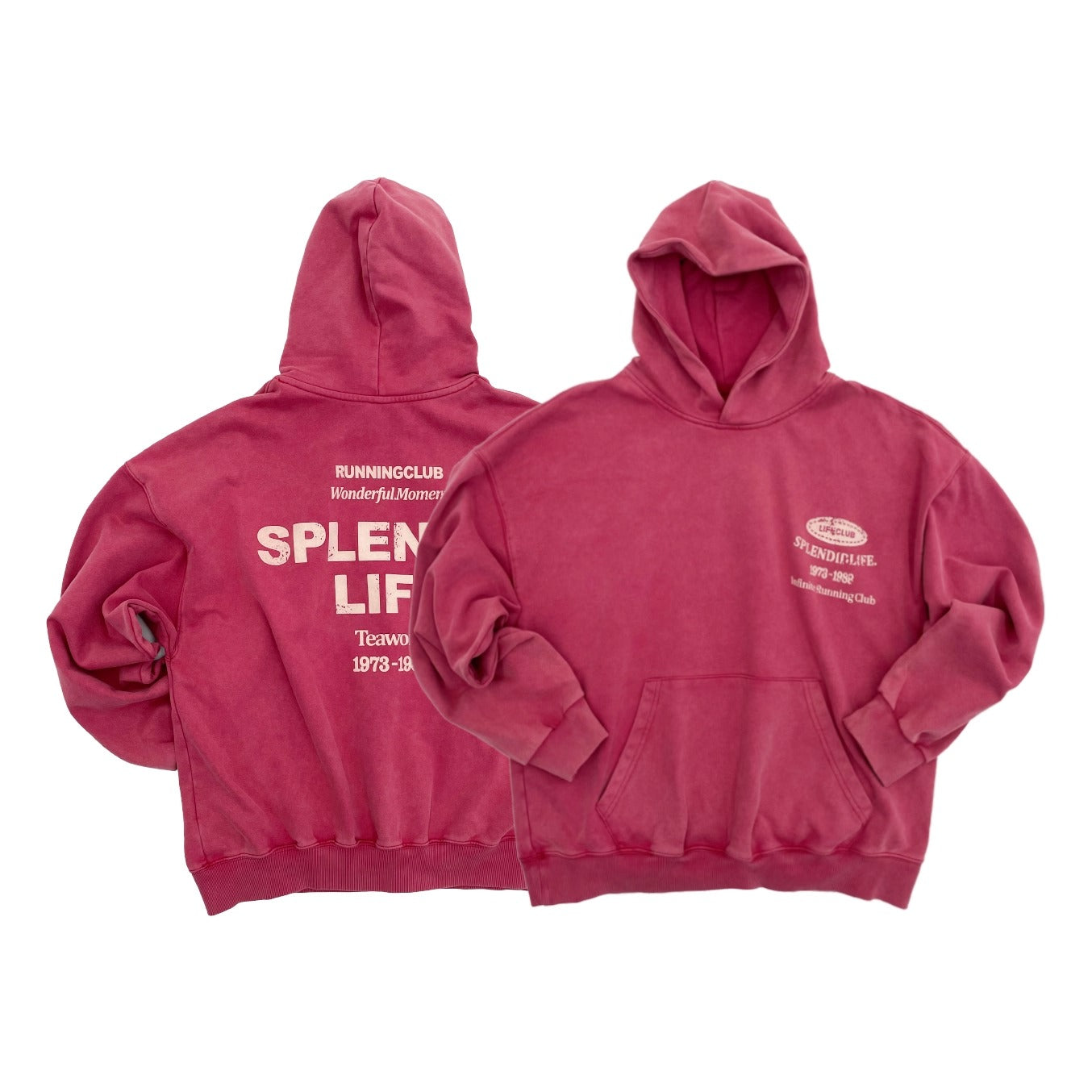 Letter Old Rework Wash Hoodie MN9036
