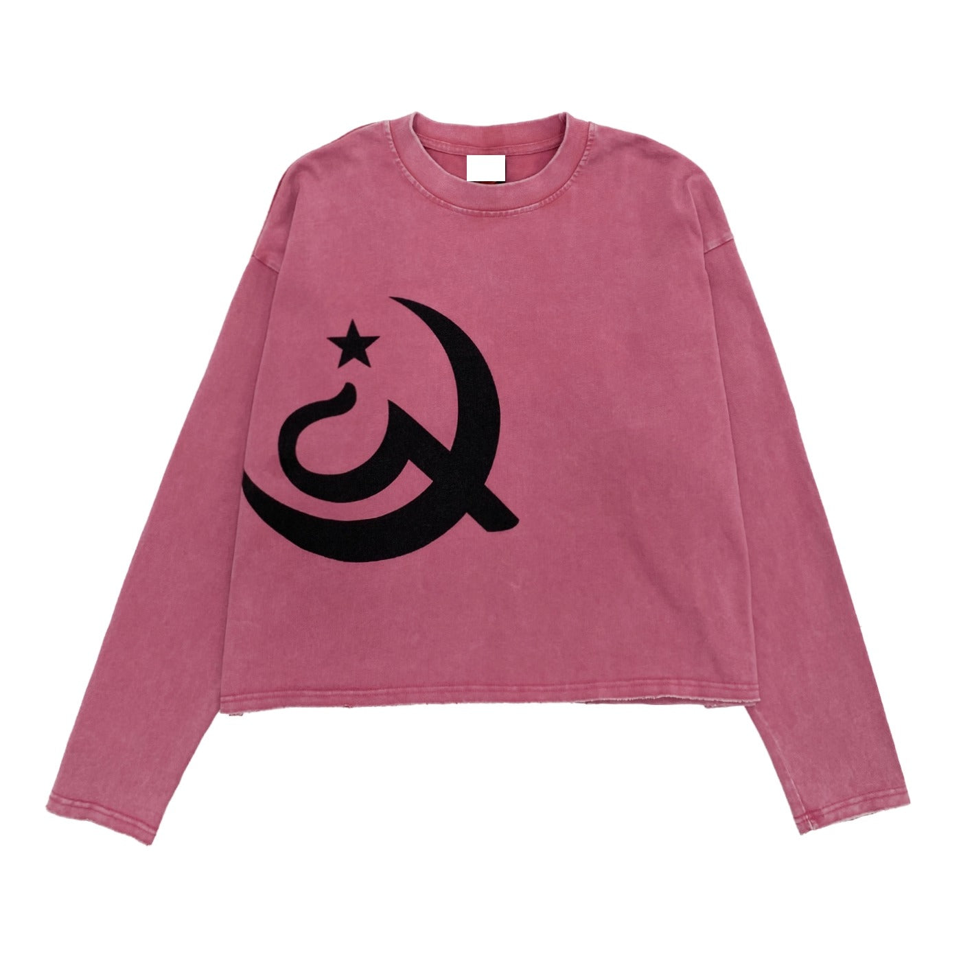 LOGO Print Wide Long Sleeve T-shirt MN9046