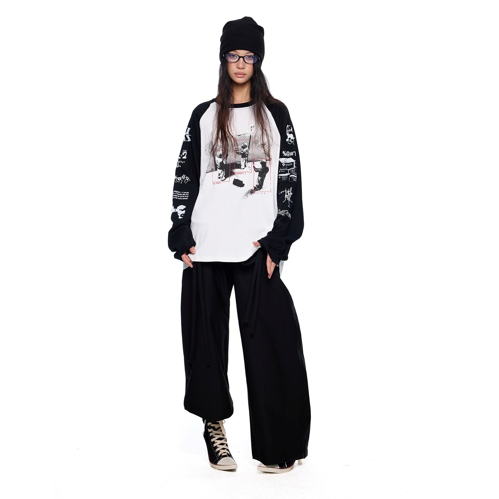 Print Ralan Sleeve Long T-Shirt MW10324