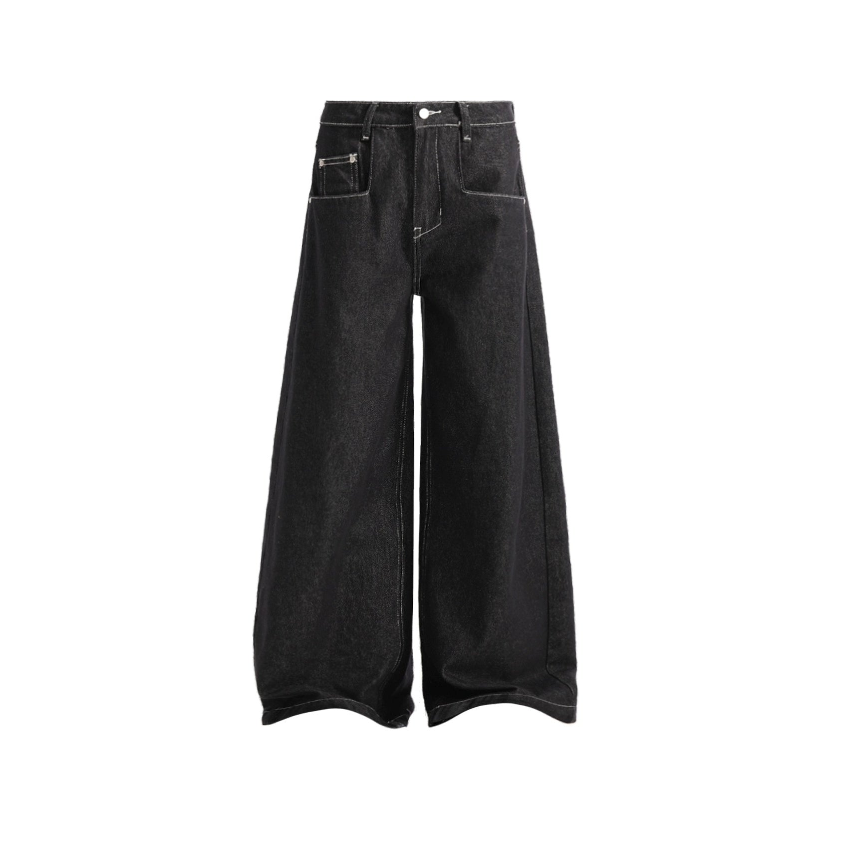 【上下別売り】Mock Neck Short Denim Jacket & Straight Jeans Set-up AC7141
