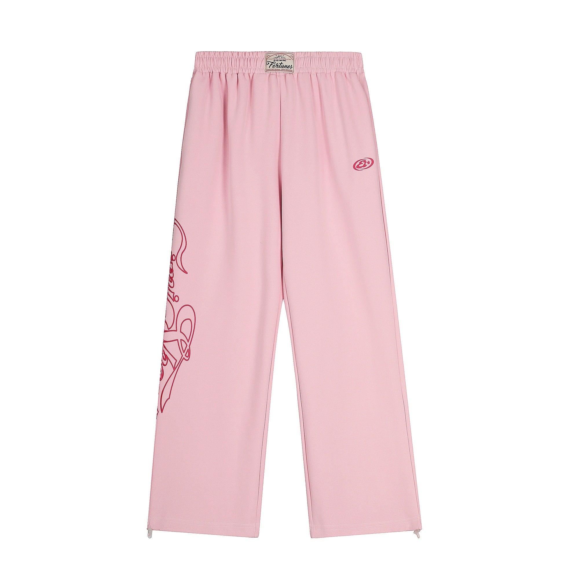 Monogram Print Wide Sweat Pants MW10288
