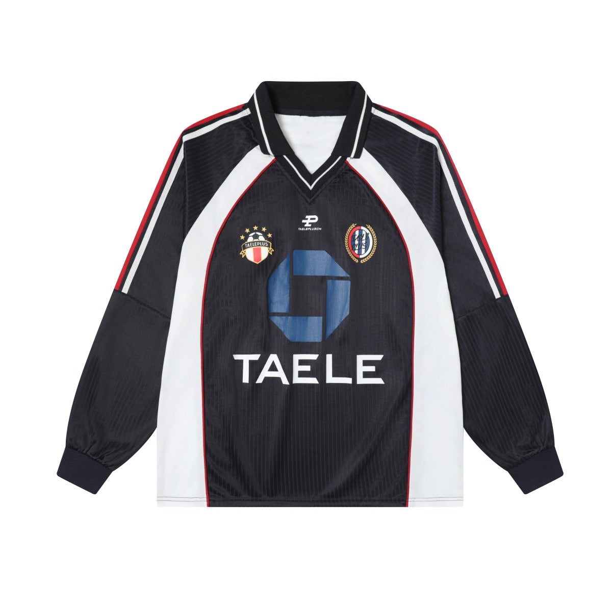 Campus Style Polo Collar Stripe Sports Shirt MW10258