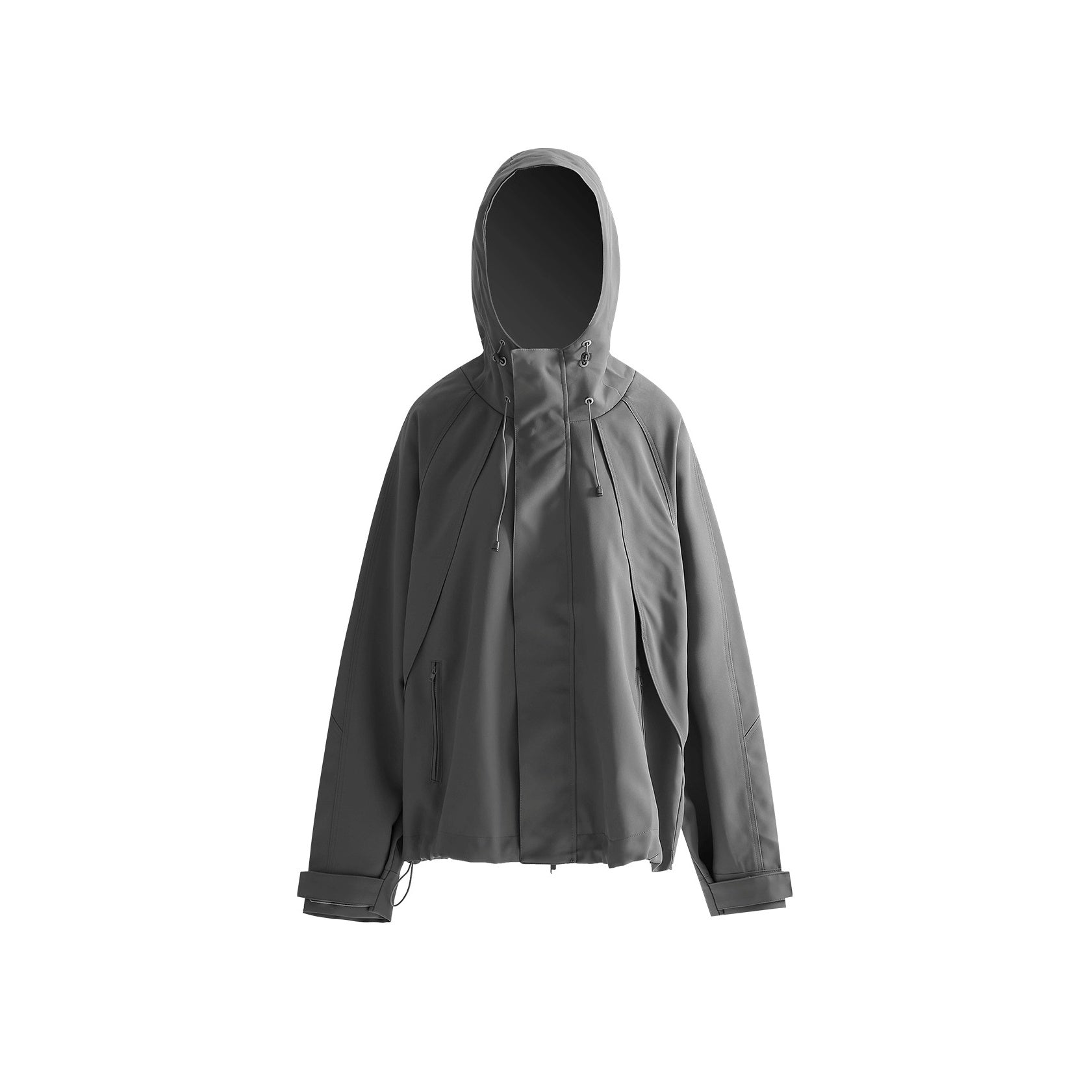 Oversize Short Hooded Jacket AC7164
