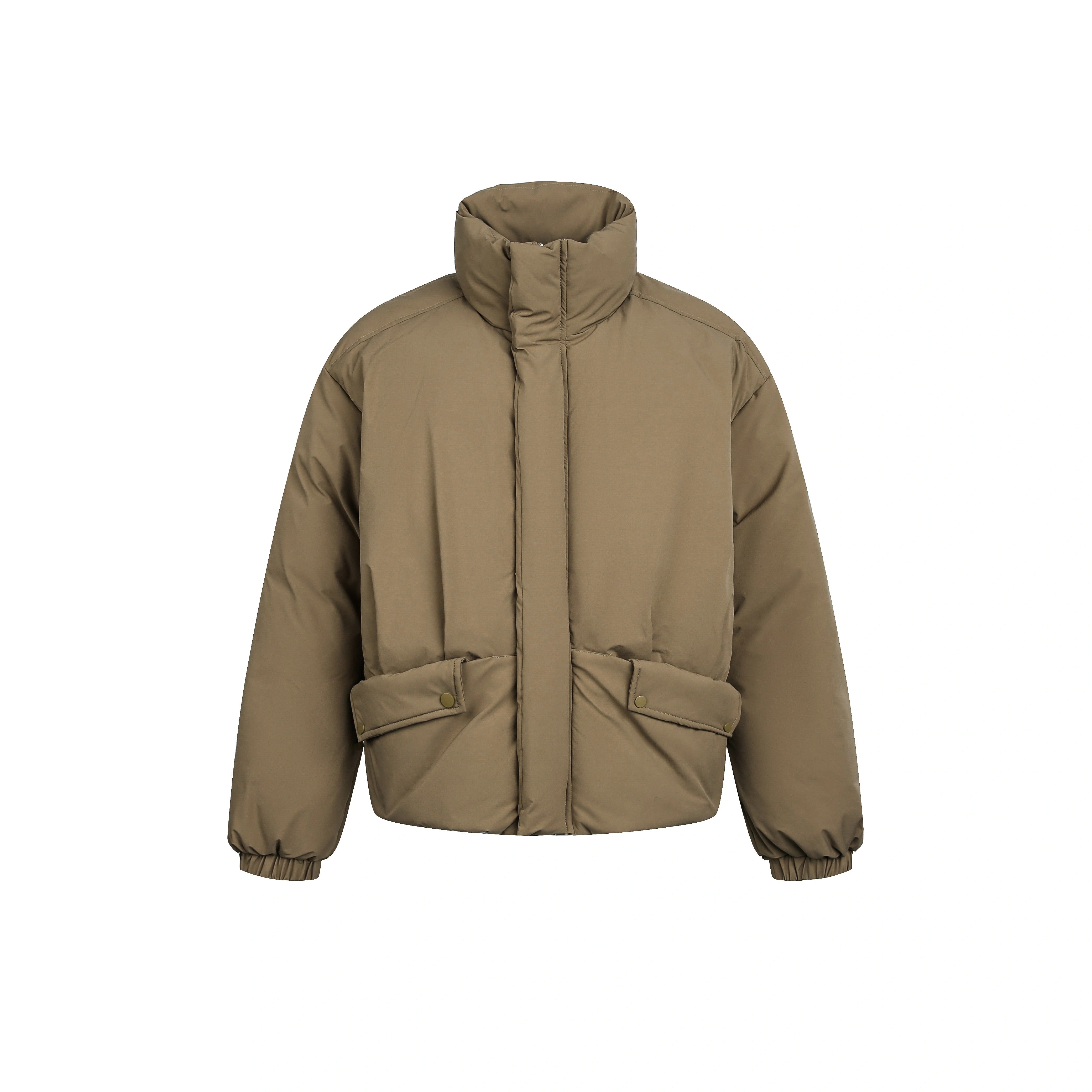 Design Pocket Stand Collar Down Jacket EZ296