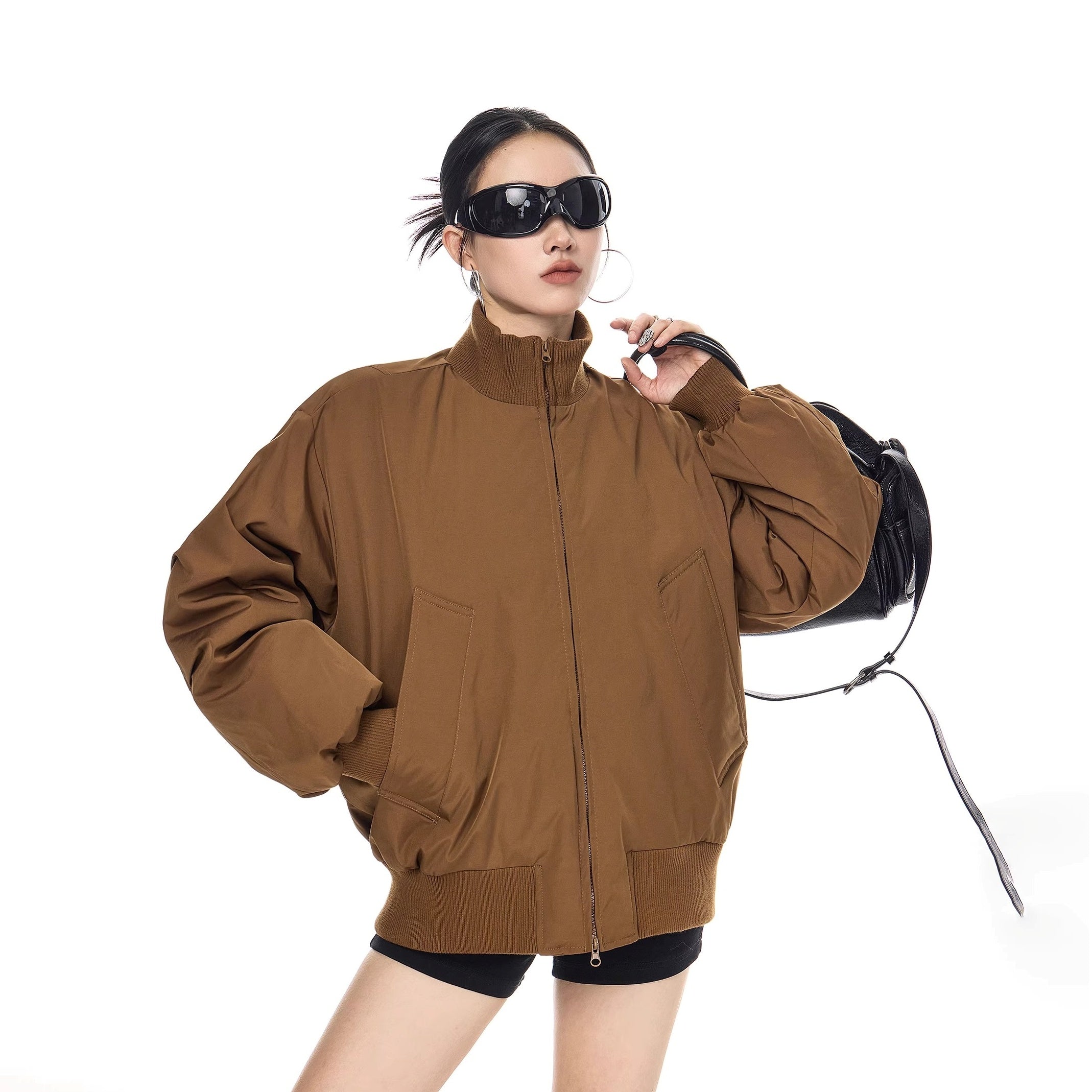 Stand Collar Down Blouson IC9120
