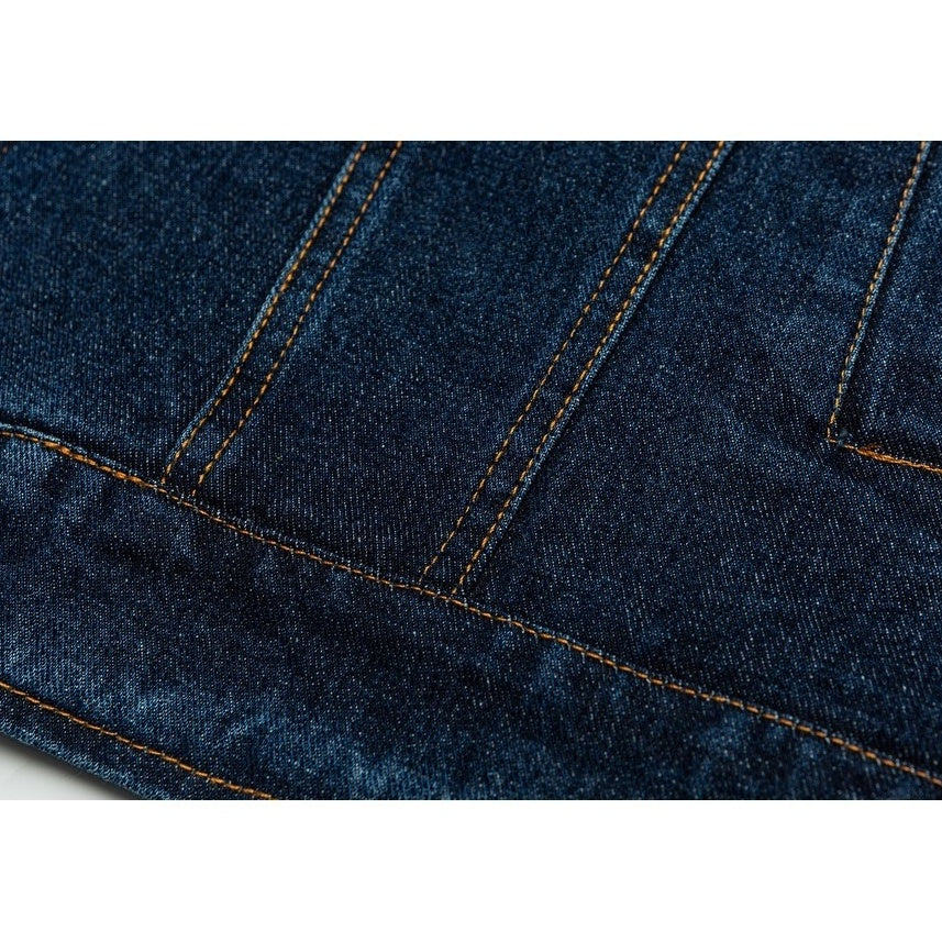 Turquoise Button Denim Jacket MY34