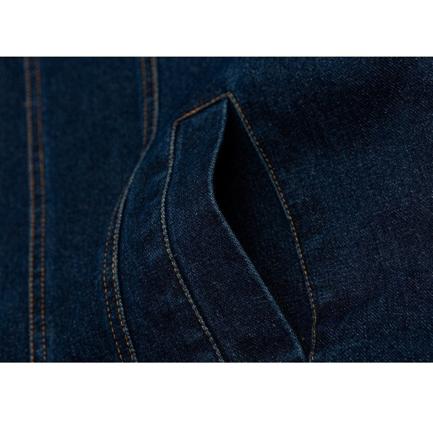 Turquoise Button Denim Jacket MY34