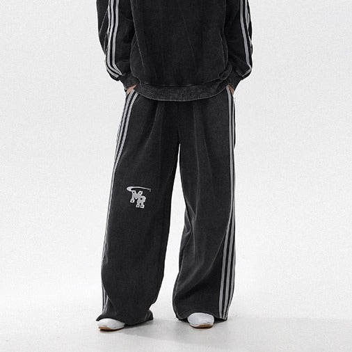 【上下別売り】Stand Collar Sweat Pullover ＆ Wide Pants Set-up MR8027