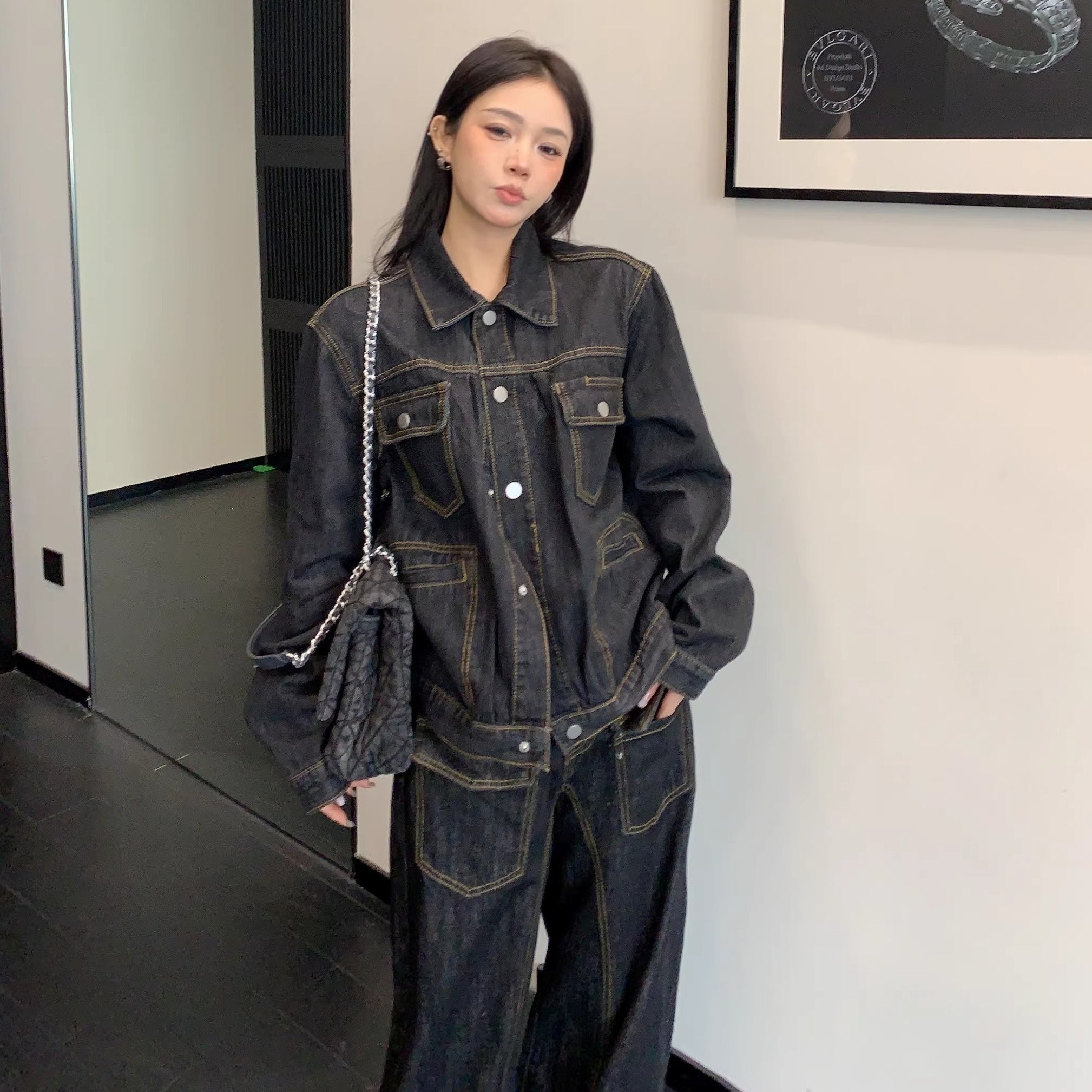 Loose Fit Denim Jacket MW10373