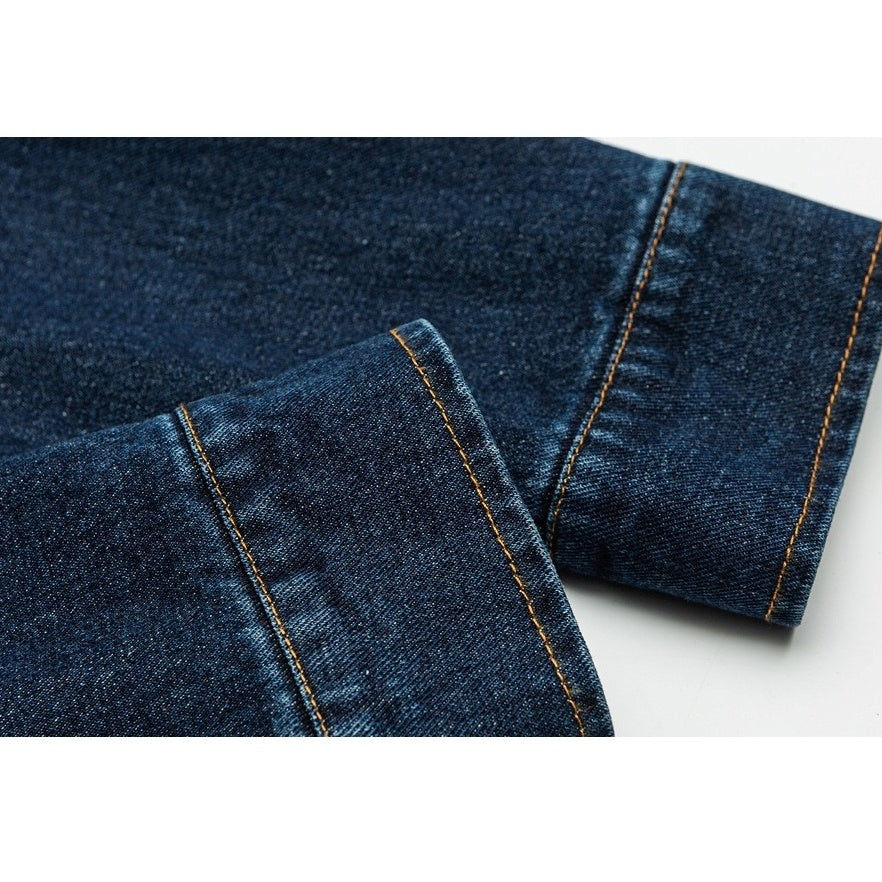 Turquoise Button Denim Jacket MY34