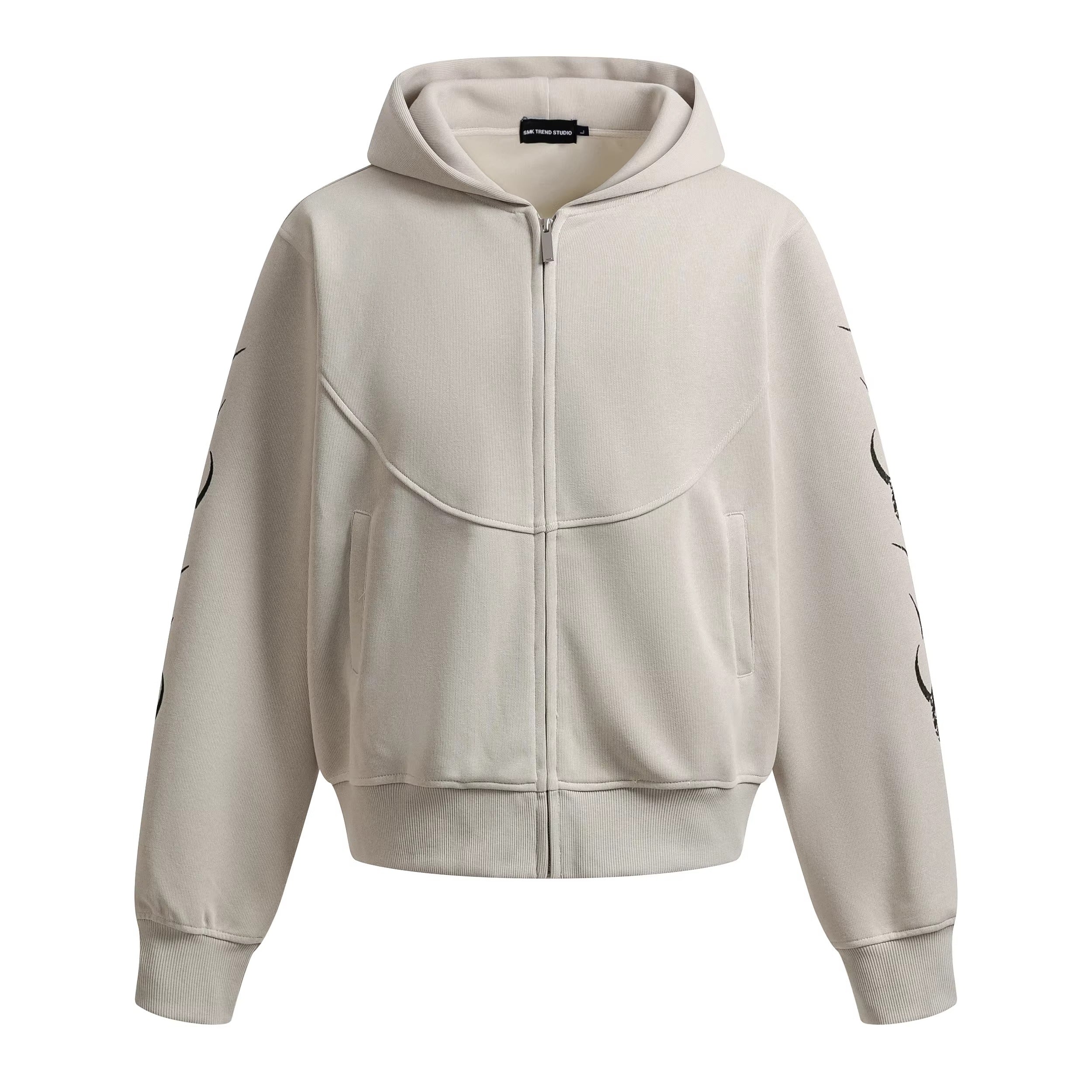 トライバルグラフィックジップパーカー MW10333