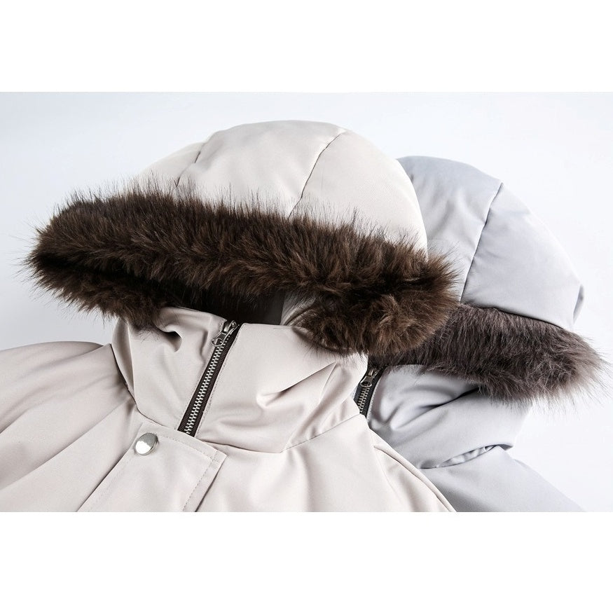 Fur Collar Hooded Padded Jacket MY33