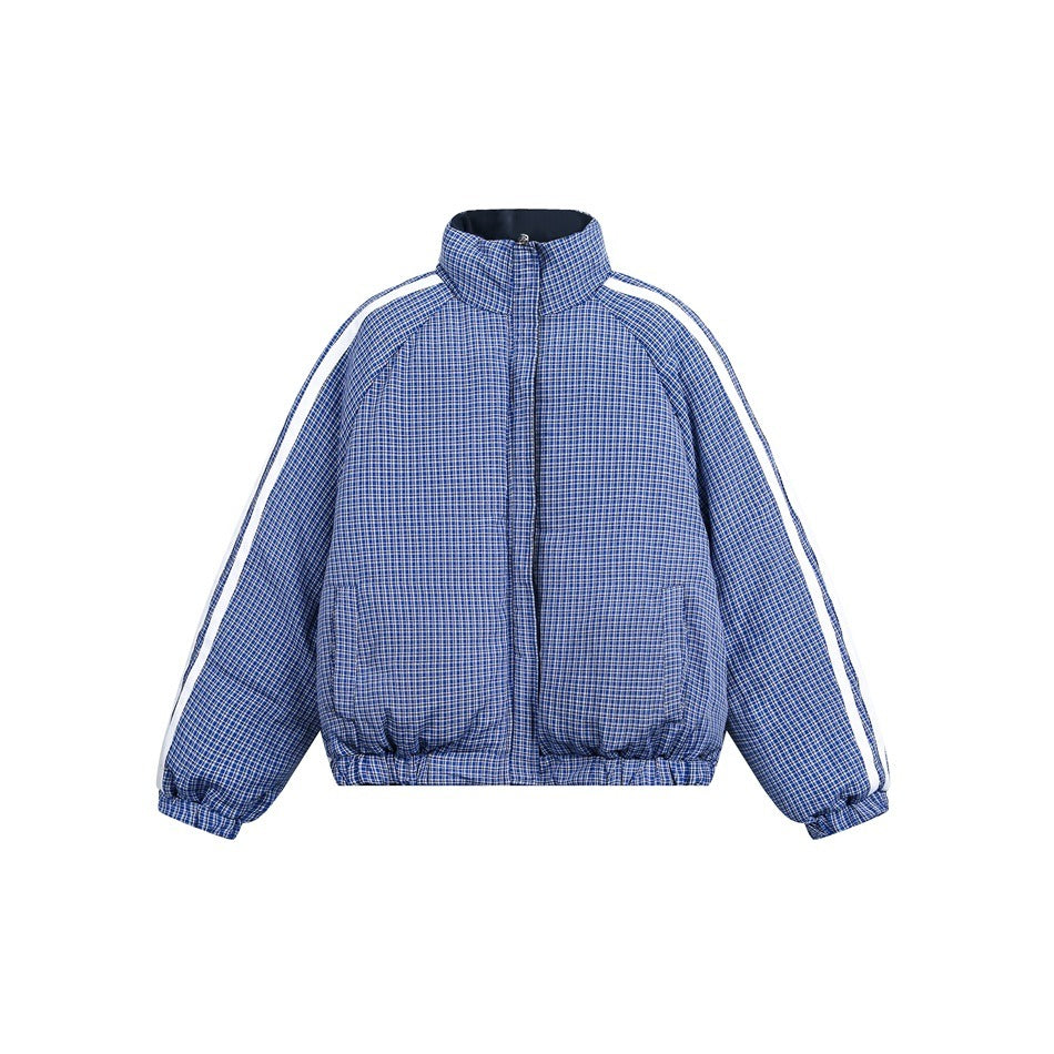 Reversible Plaid Padded Jacket MY30