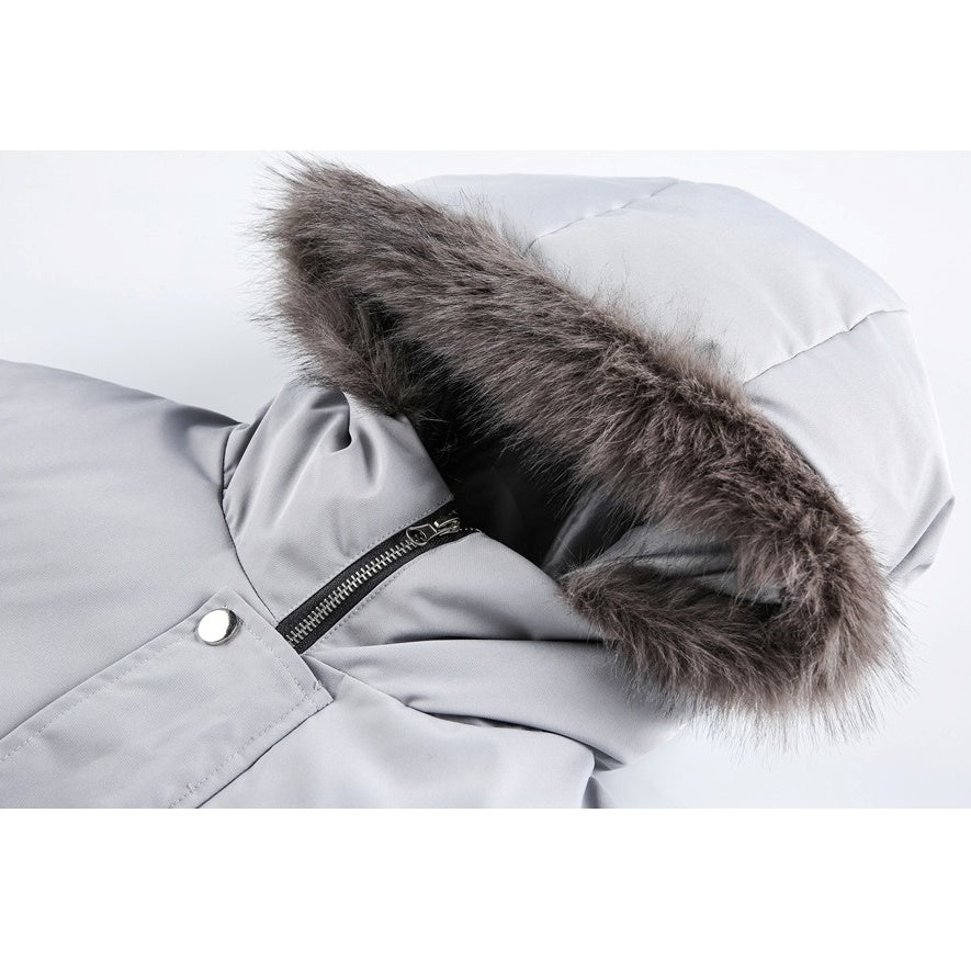 Fur Collar Hooded Padded Jacket MY33