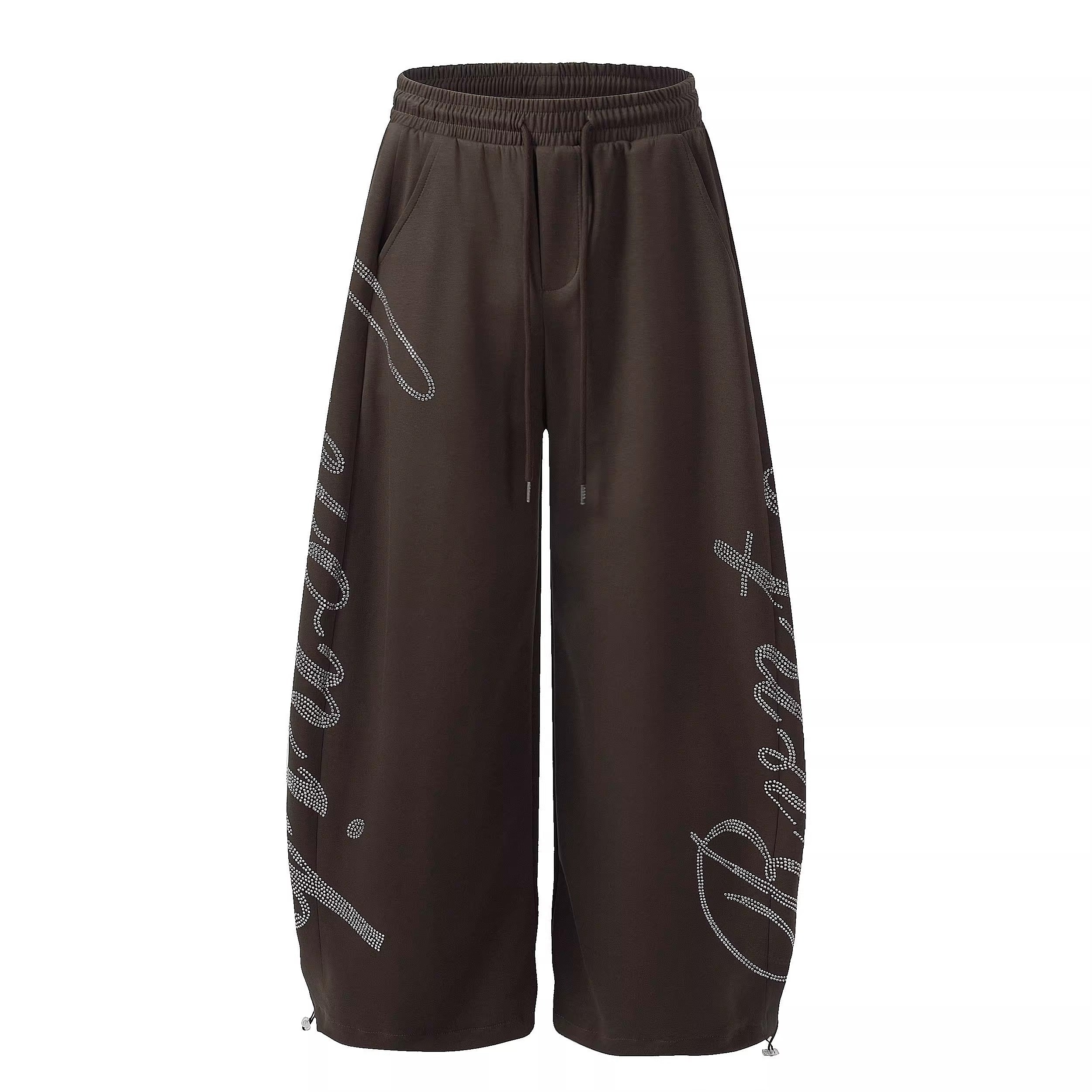 ラインストーンスウェットパンツ MW10331