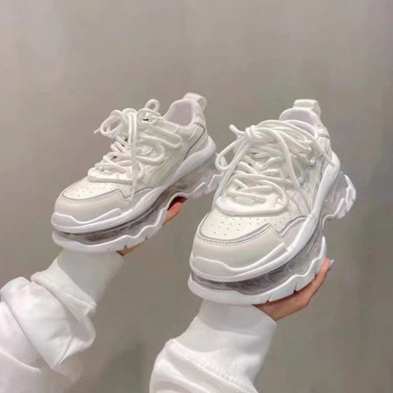 Clear Platform Dad Sneakers SH8001