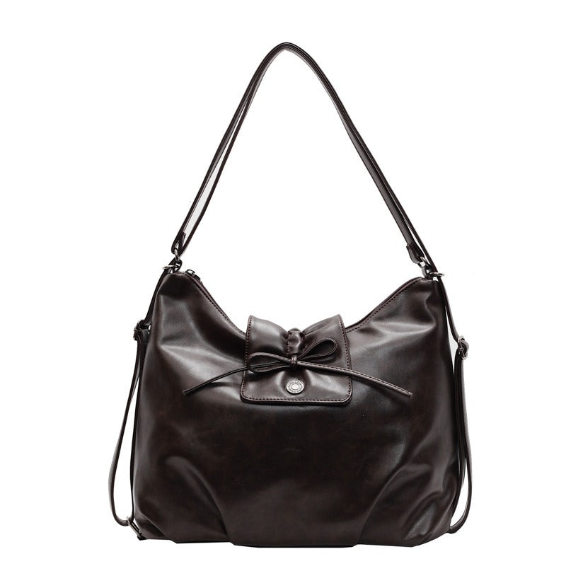 Vintage Like PU Leather Shoulder Bag BA045