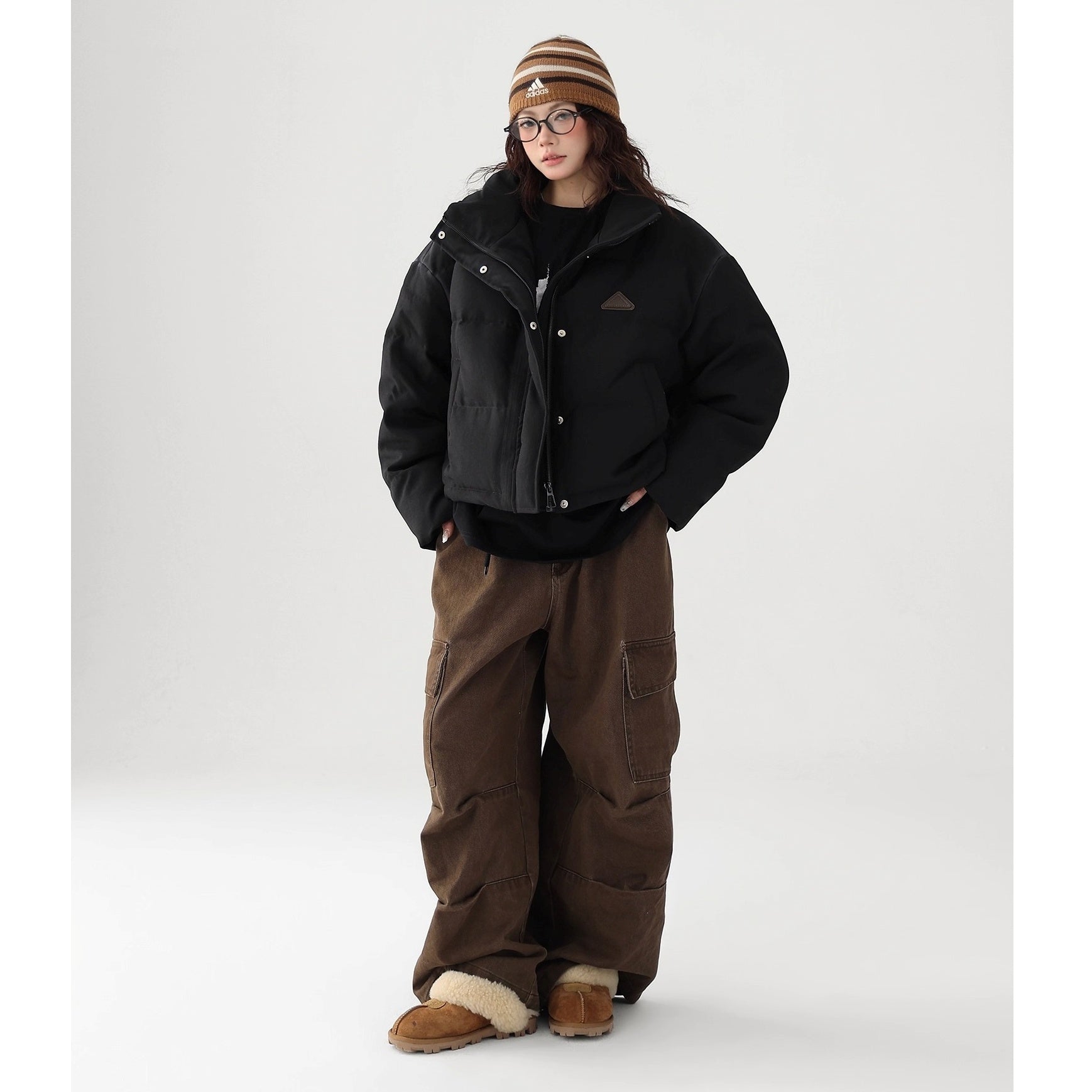Stand Collar Short Down Jacket AC7016