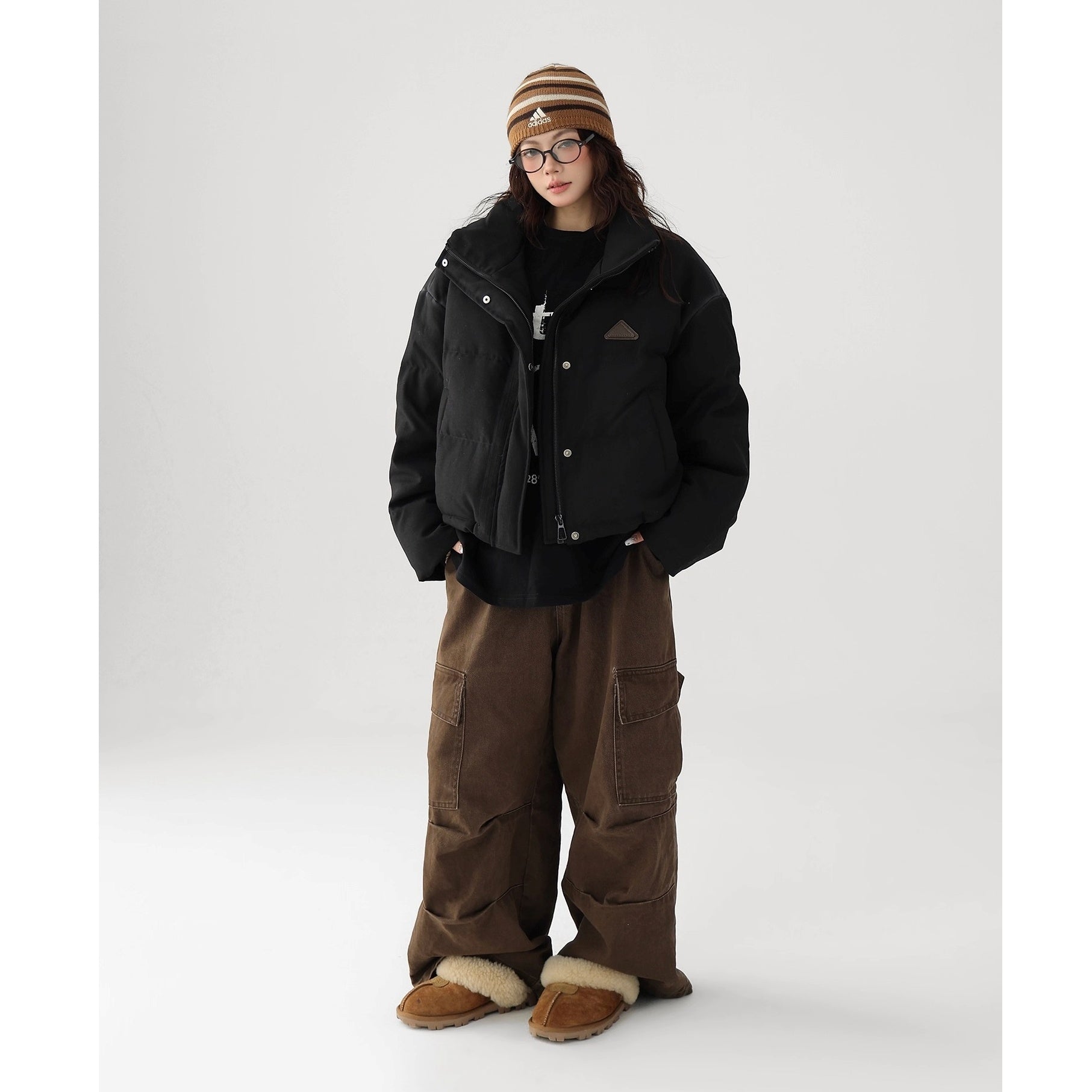Stand Collar Short Down Jacket AC7016