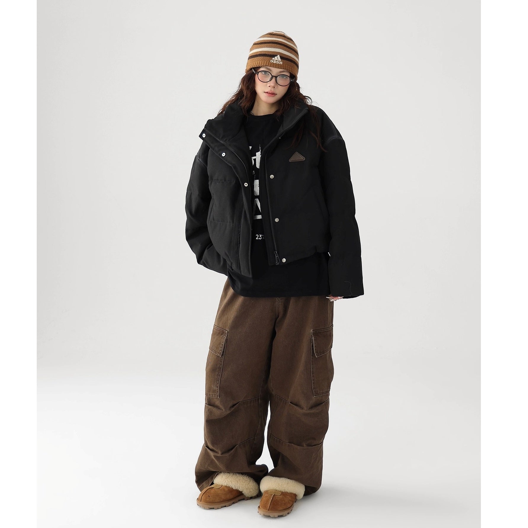 Stand Collar Short Down Jacket AC7016