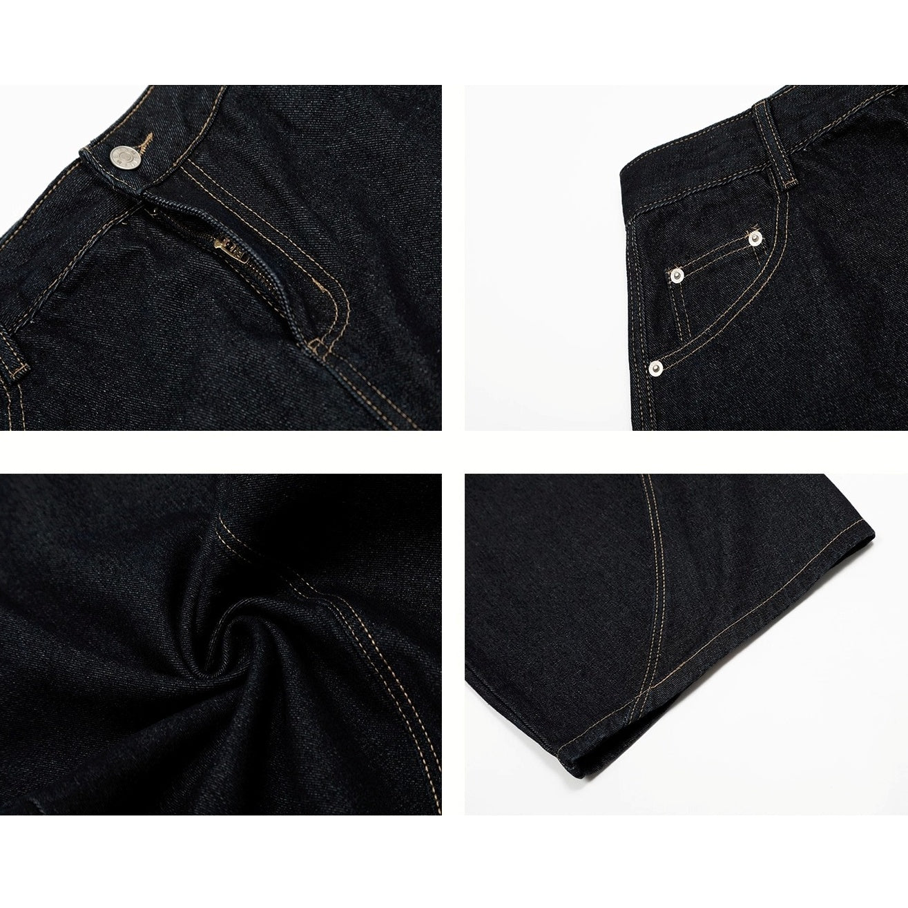 Leopard Print Stitching Large Pocket Design Curve Jeans MW10300