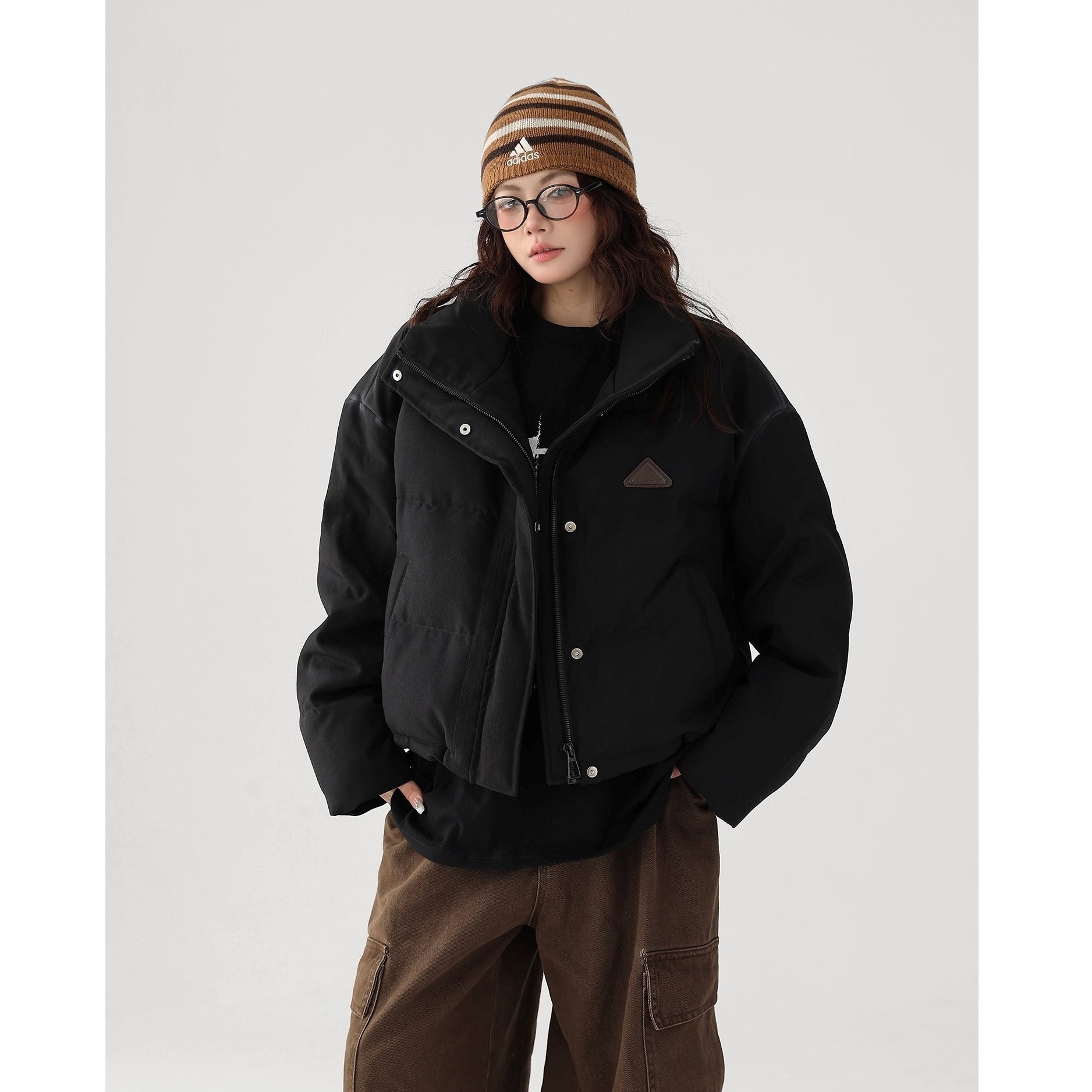 Stand Collar Short Down Jacket AC7016