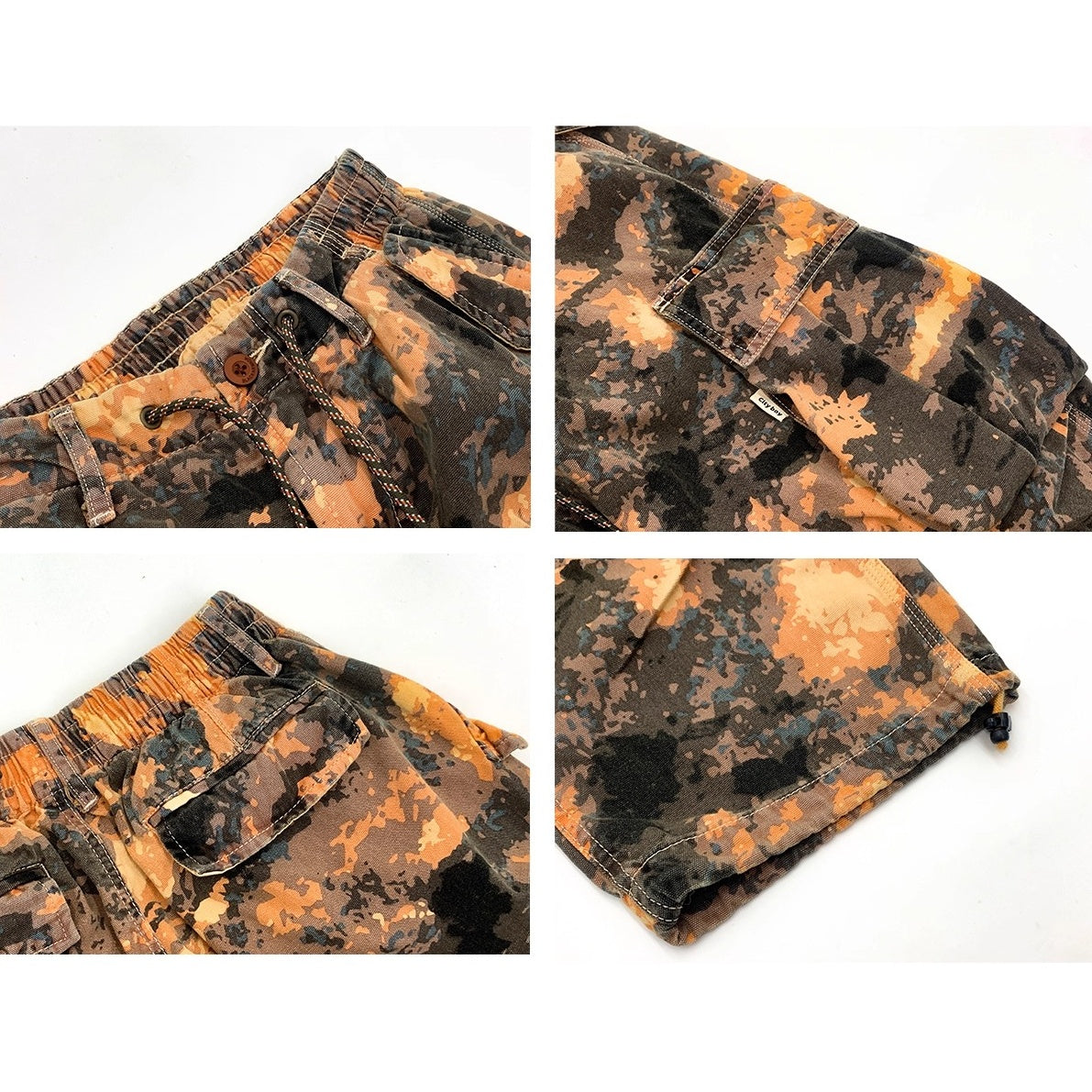 Camouflage Cargo Paratrooper Pants MN9033