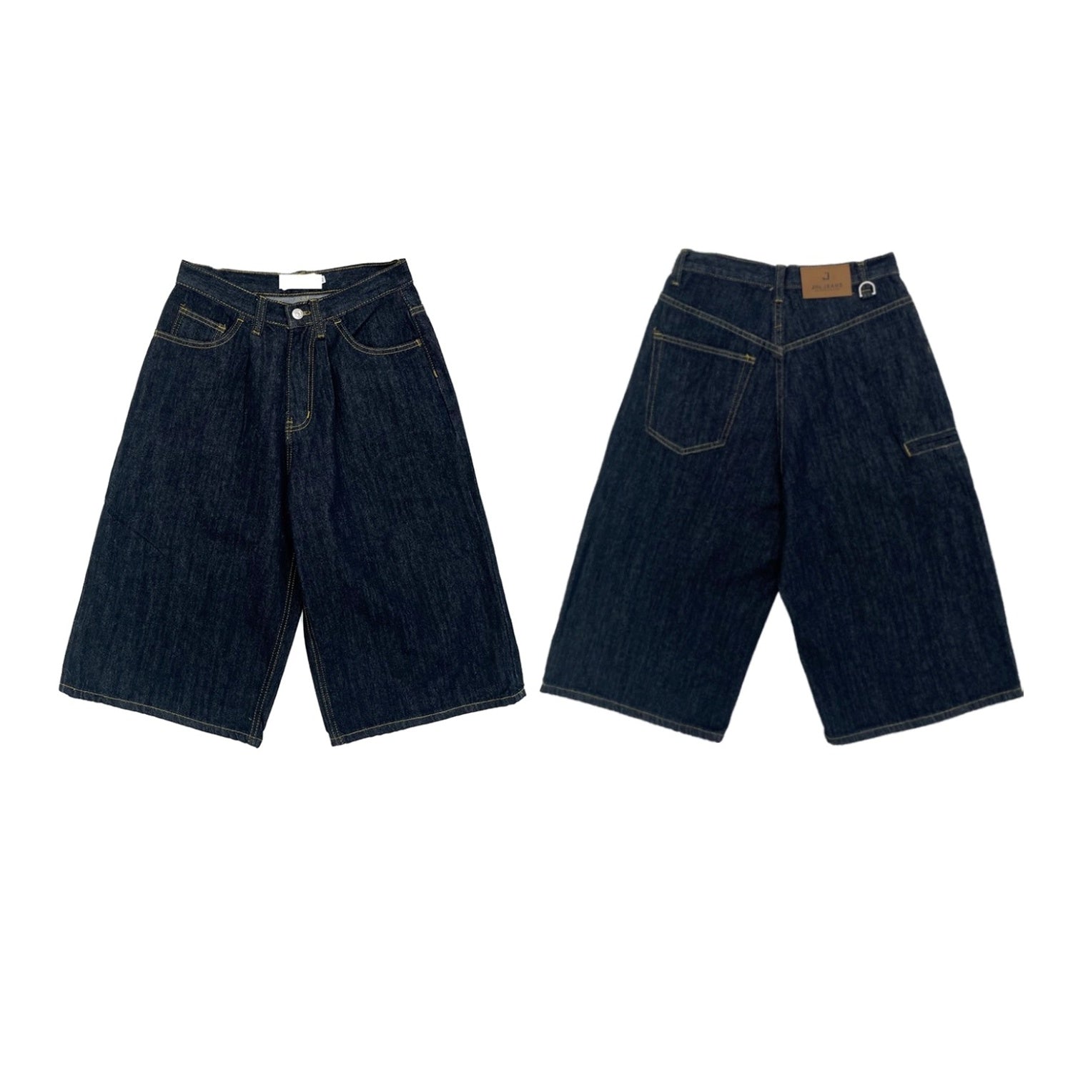 Retro Washed Cropped Loose Jeans MN9017