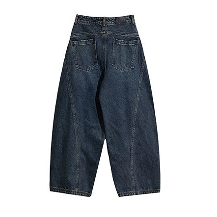 High Waist Vintage Wide Curve Jeans EZ271