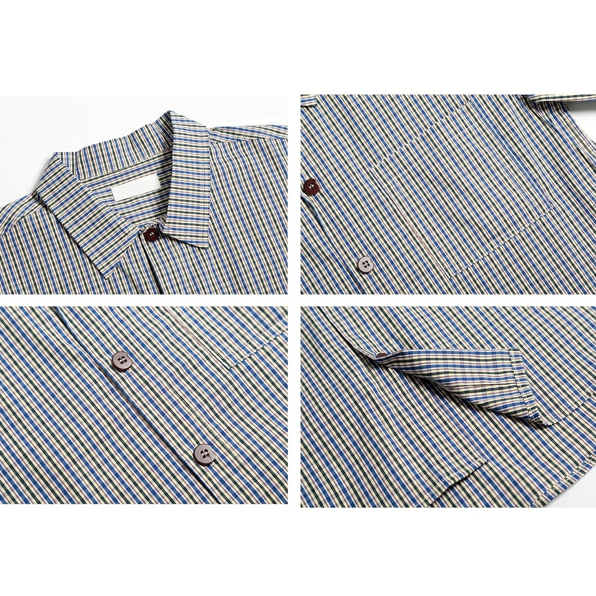 Simple Plaid Casual Shirt MN9015