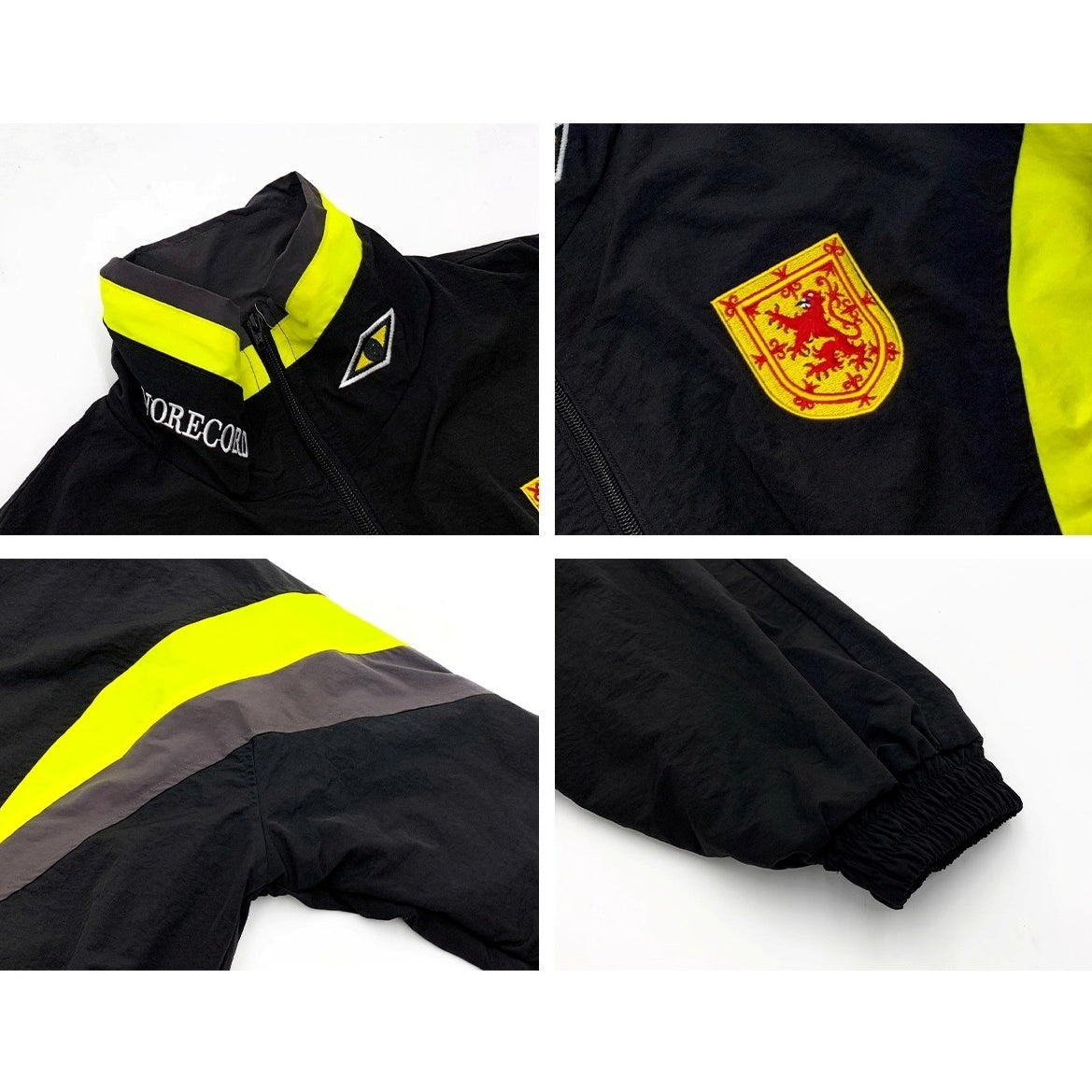 Stand Collar Contrasting Zip Jacket MN9044