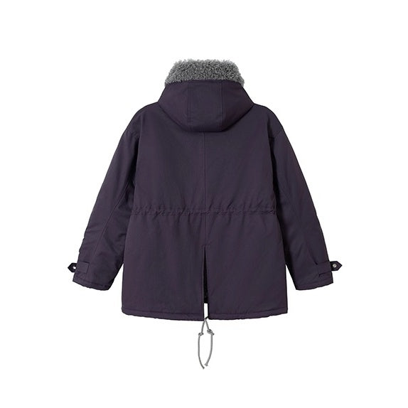 Furry Hooded Work Jacket EZ275