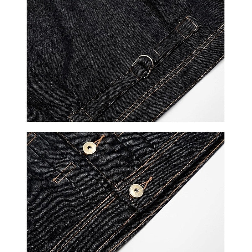 【上下別売り】Cropped Denim Jacket + Wide Curve Jeans MW10243