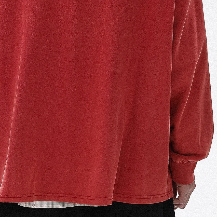 Vintage Letter Print Long Sleeve T-shirt MR8032