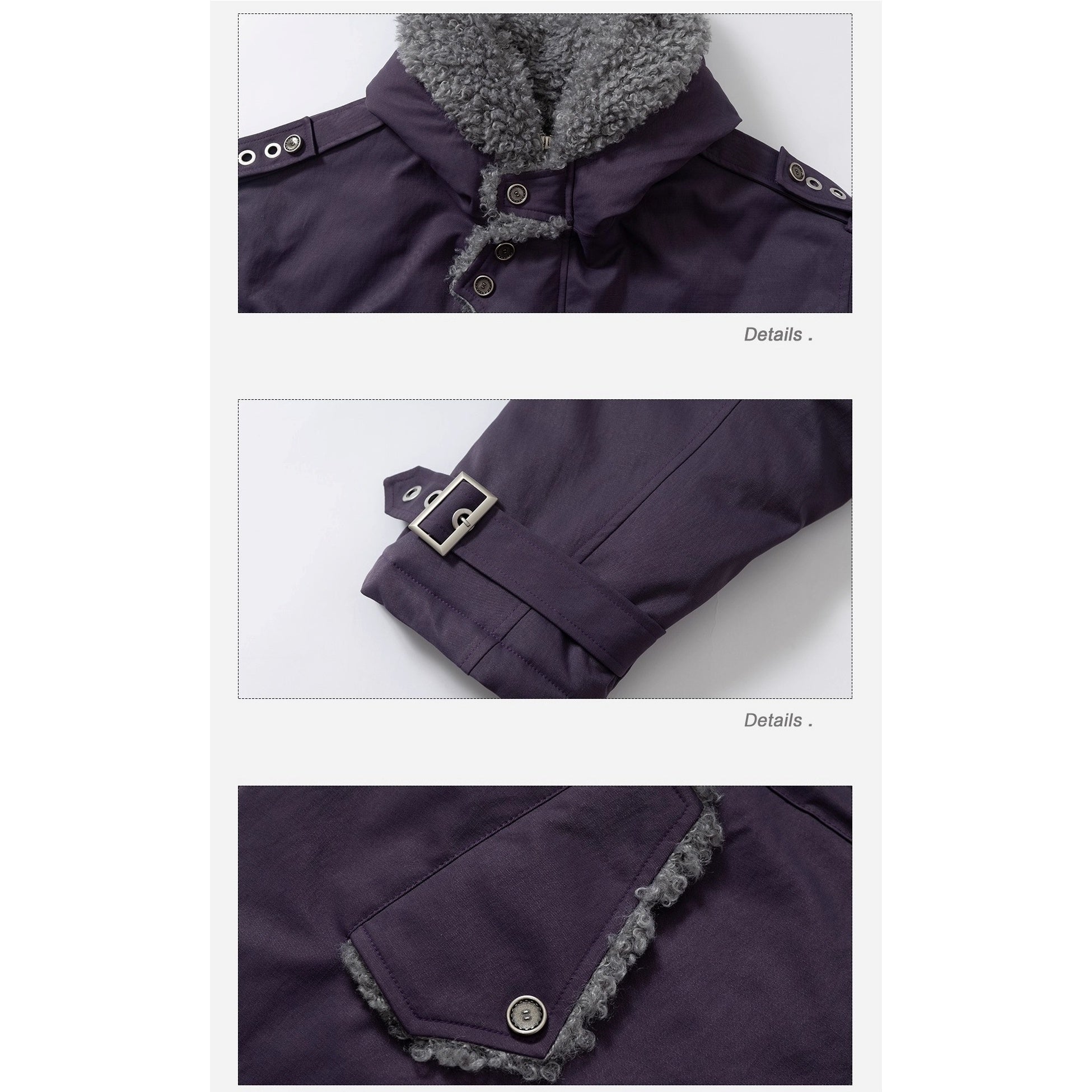 Furry Hooded Work Jacket EZ275