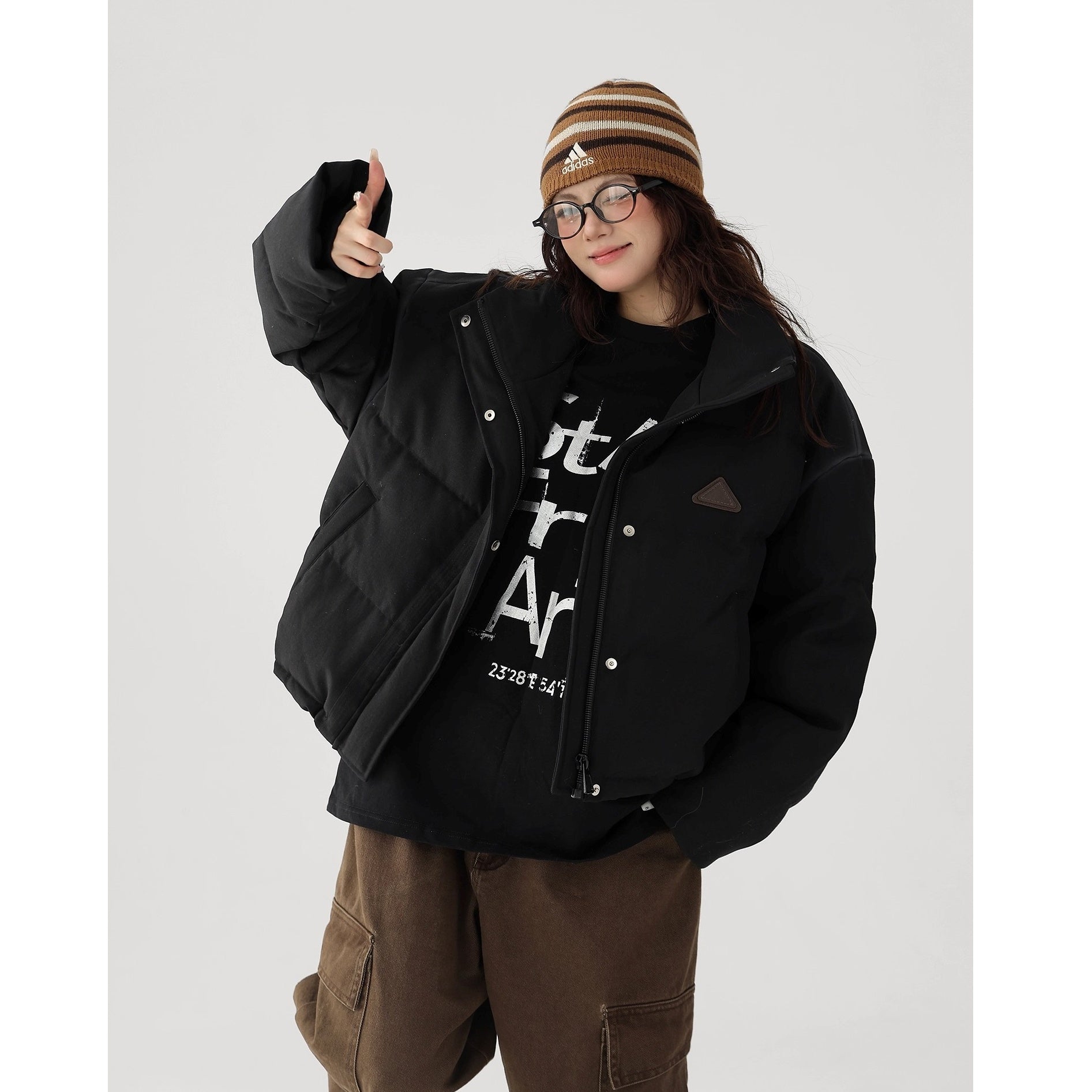 Stand Collar Short Down Jacket AC7016