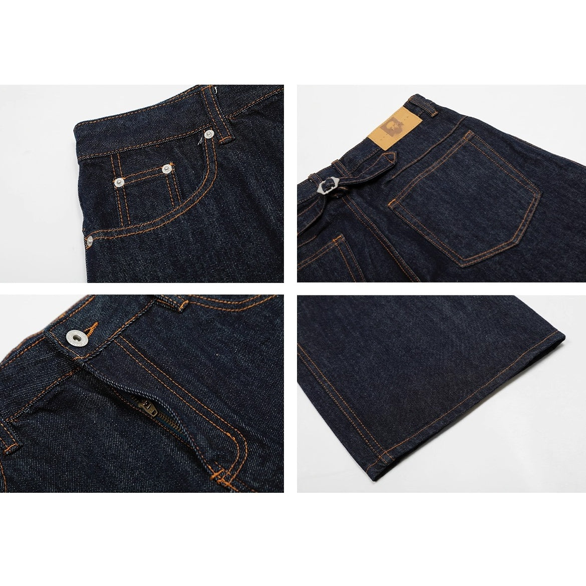 Back Strap Wide-Leg Curve Jeans MN9038