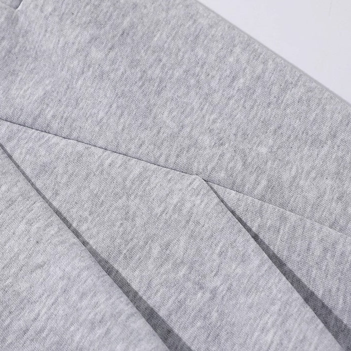 Pleated Design Wide-leg Casual Pants MR8031