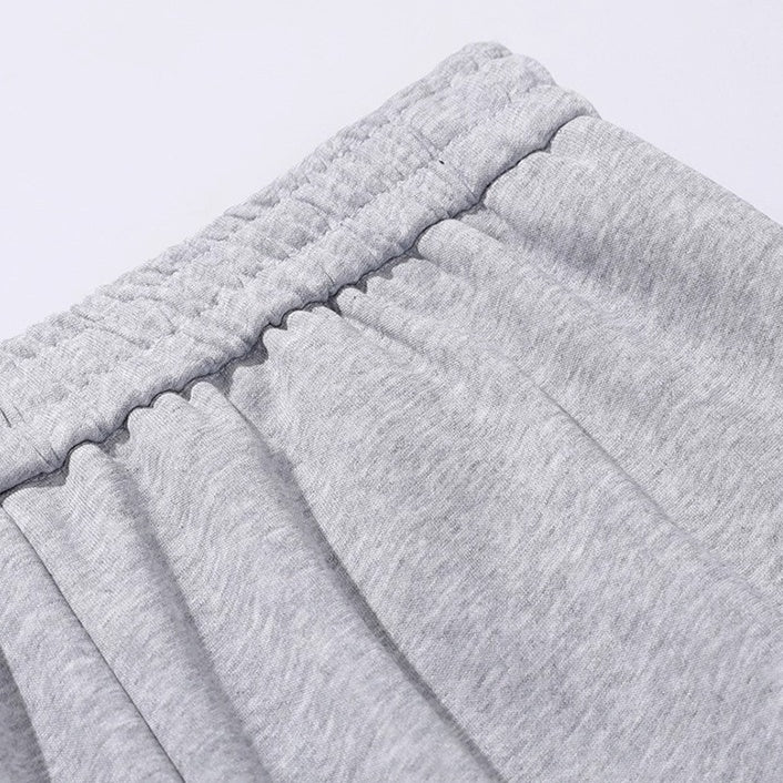 Pleated Design Wide-leg Casual Pants MR8031