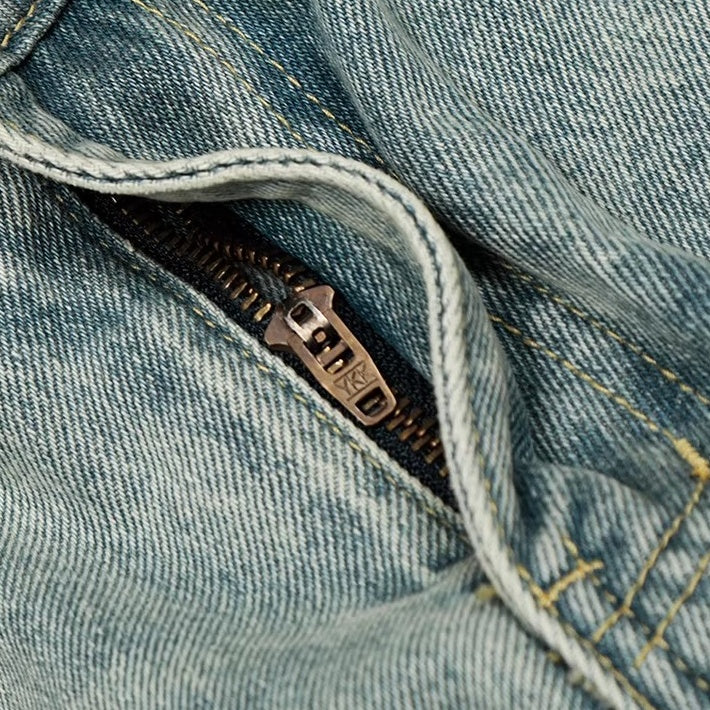 Double Waist Washed Loose Curve Jeans MR8029