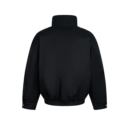 Furry Zip Simple Down Jacket EZ293