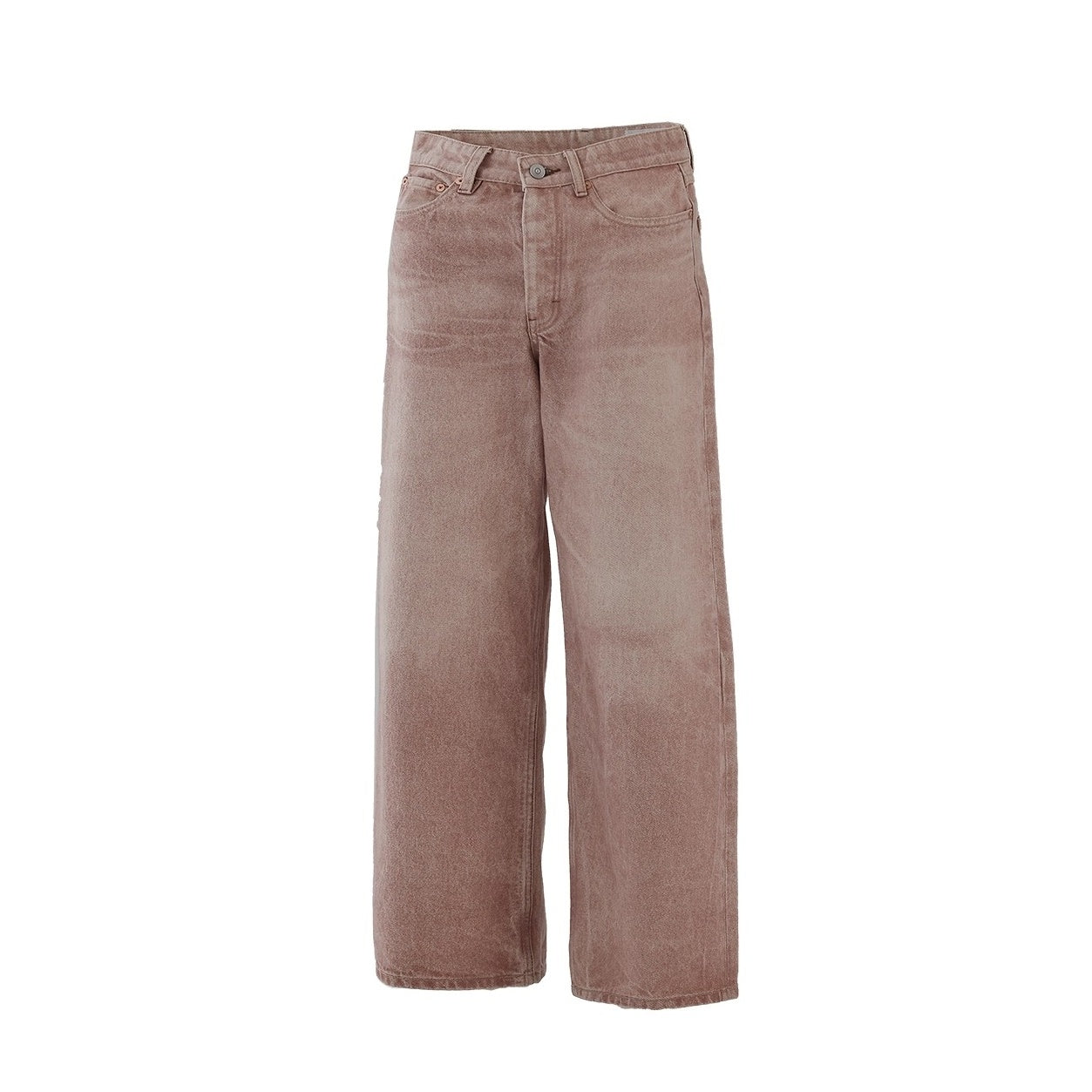 Loose Straight Gradient Pink Washed Jeans AC7119