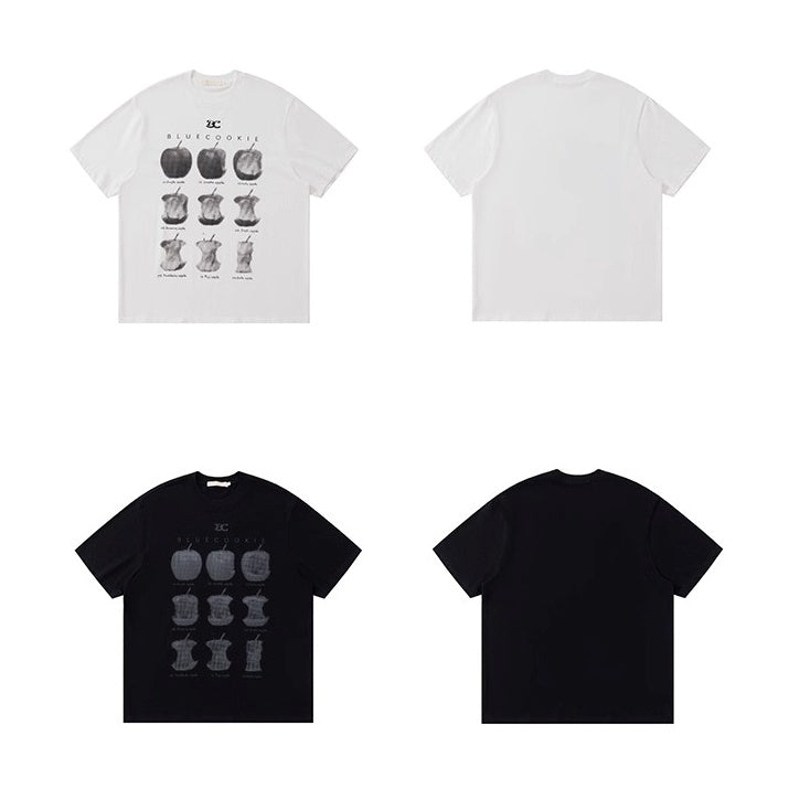 Apple Graphic Print T-shirt VI2006