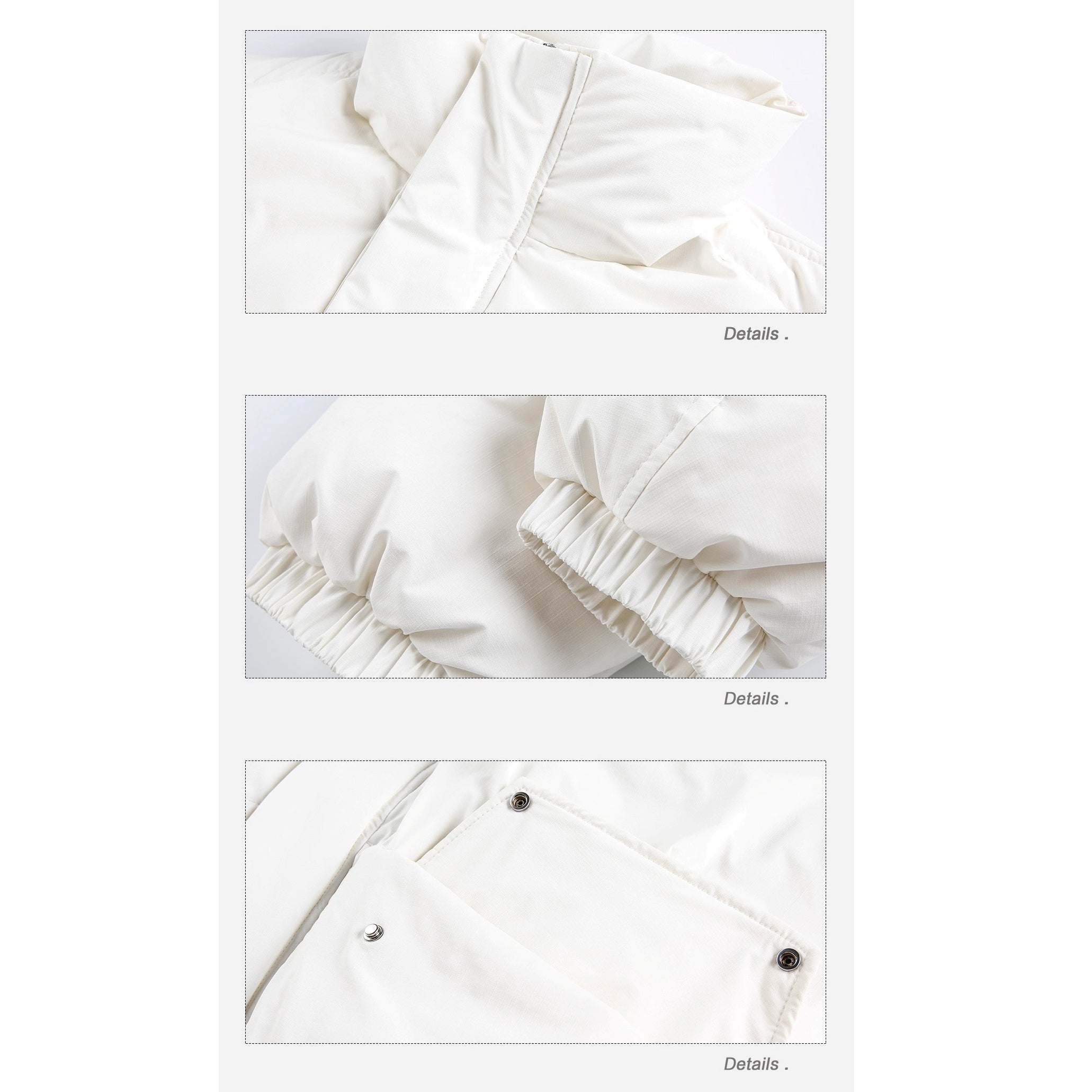 Design Pocket Stand Collar Down Jacket EZ296