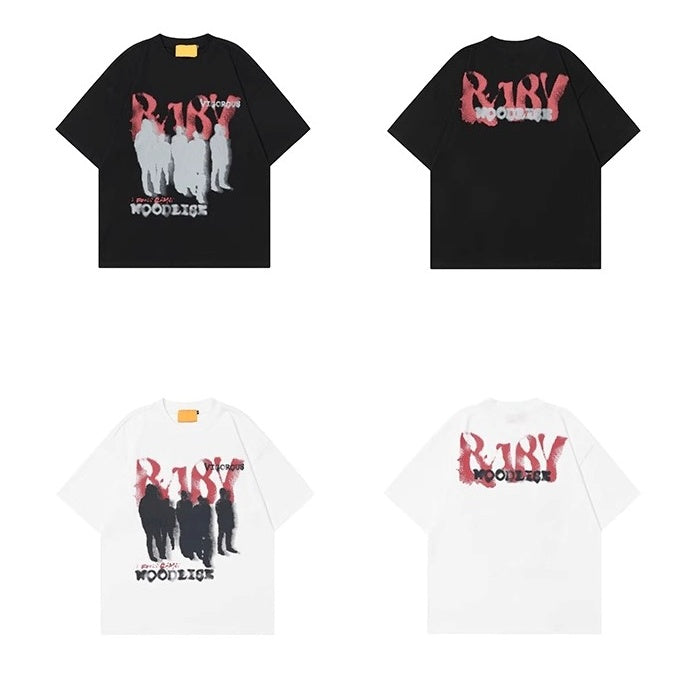 Loose Graphic Print T-shirt VI2003